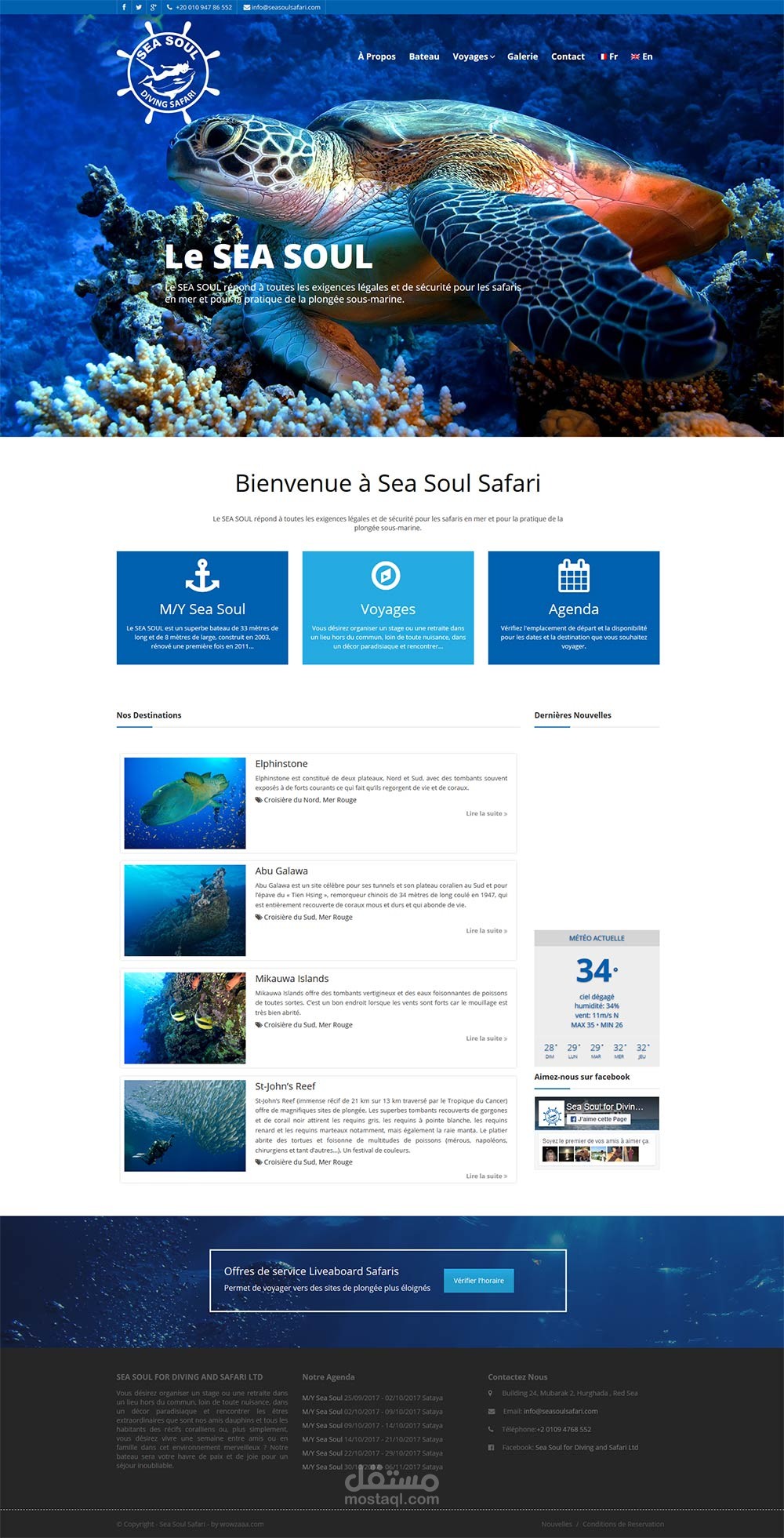 موقع الكترونى