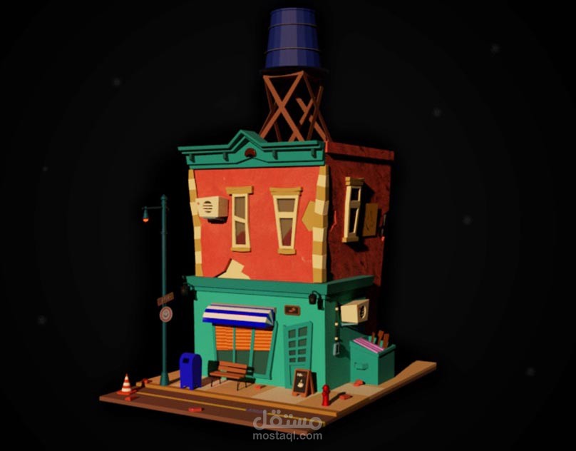 Coffe House 3D Modeling