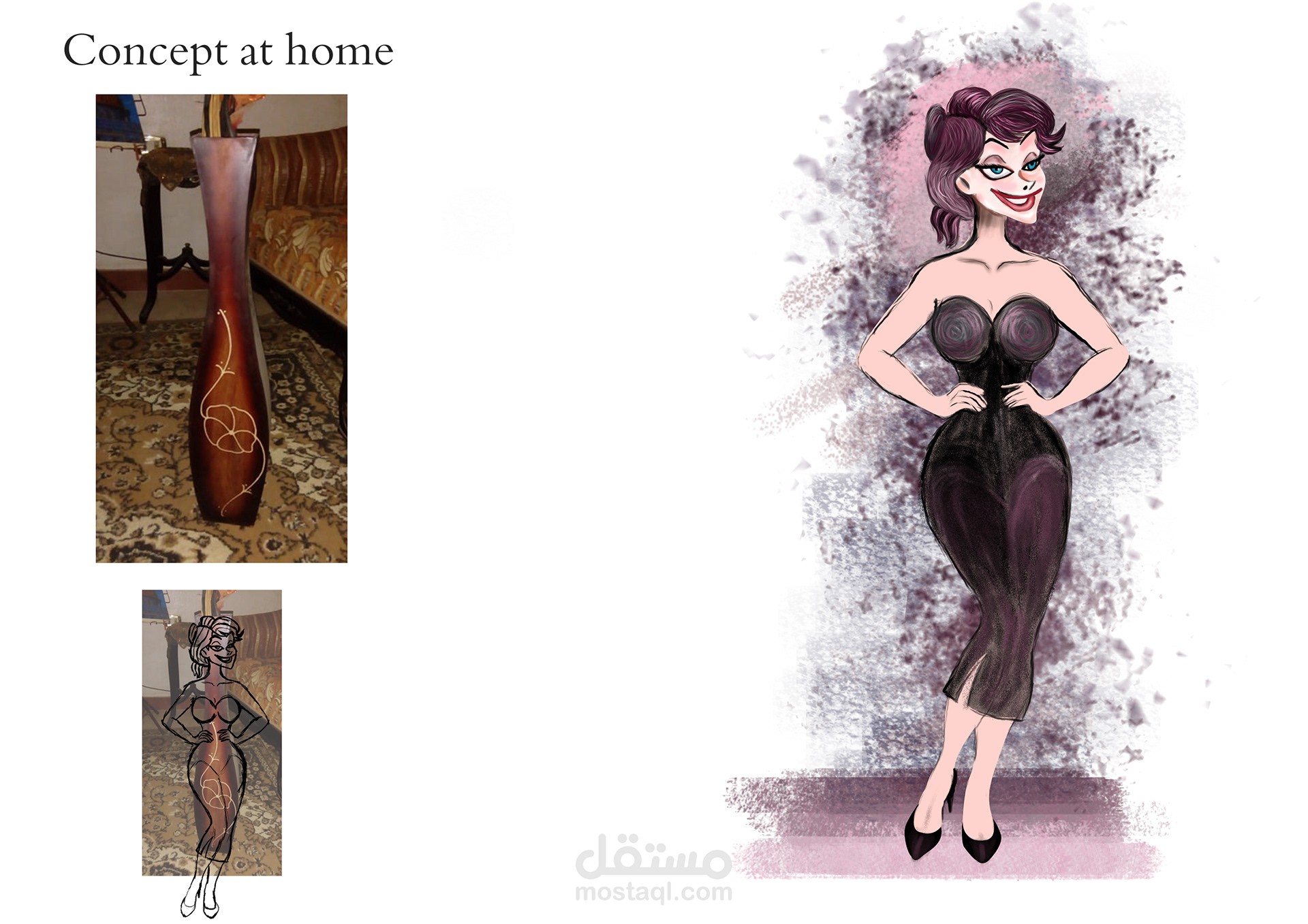 Characters Digital Paintaing