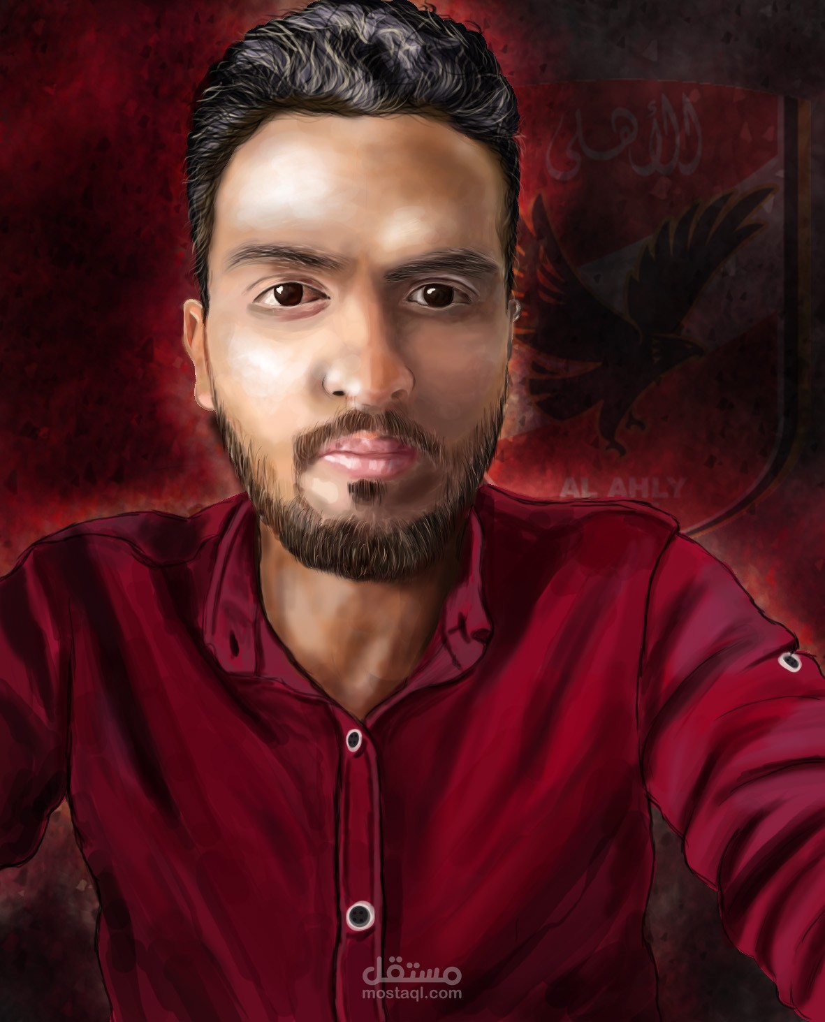 Digital painting character