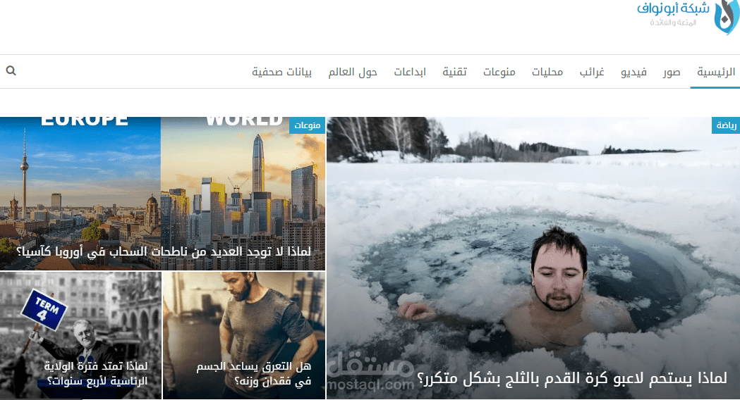 أعمالي في شبكة أبو نواف