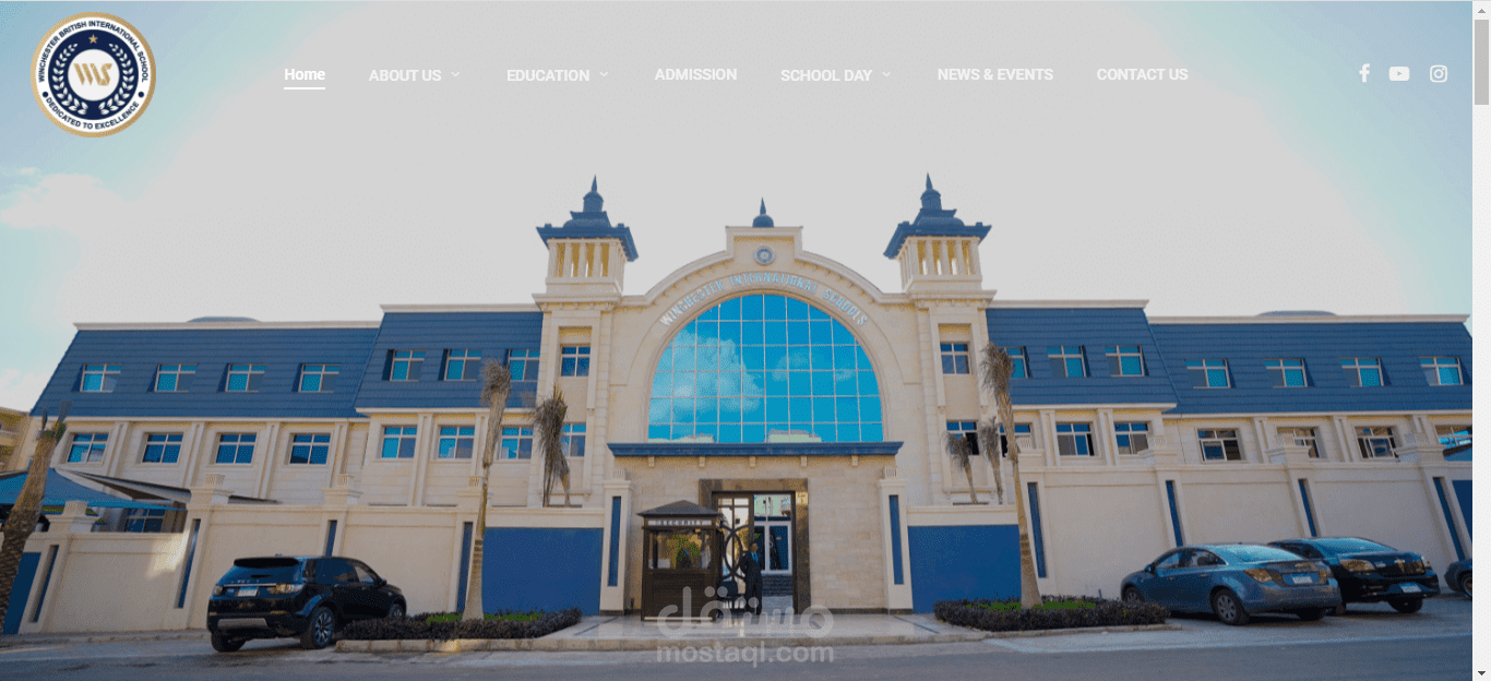 موقع مدرسة WINCHESTER  البريطانية الدولية
