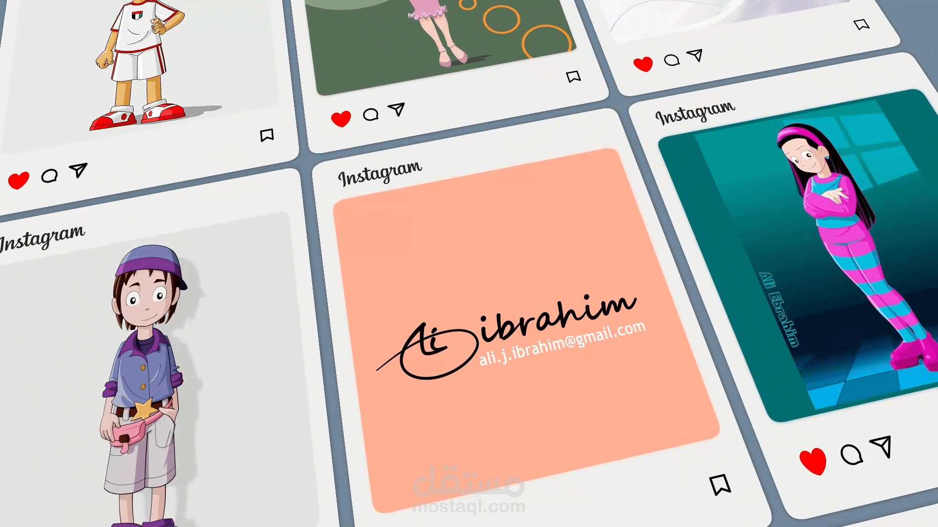 Showreal الرسم و الأنيميشن