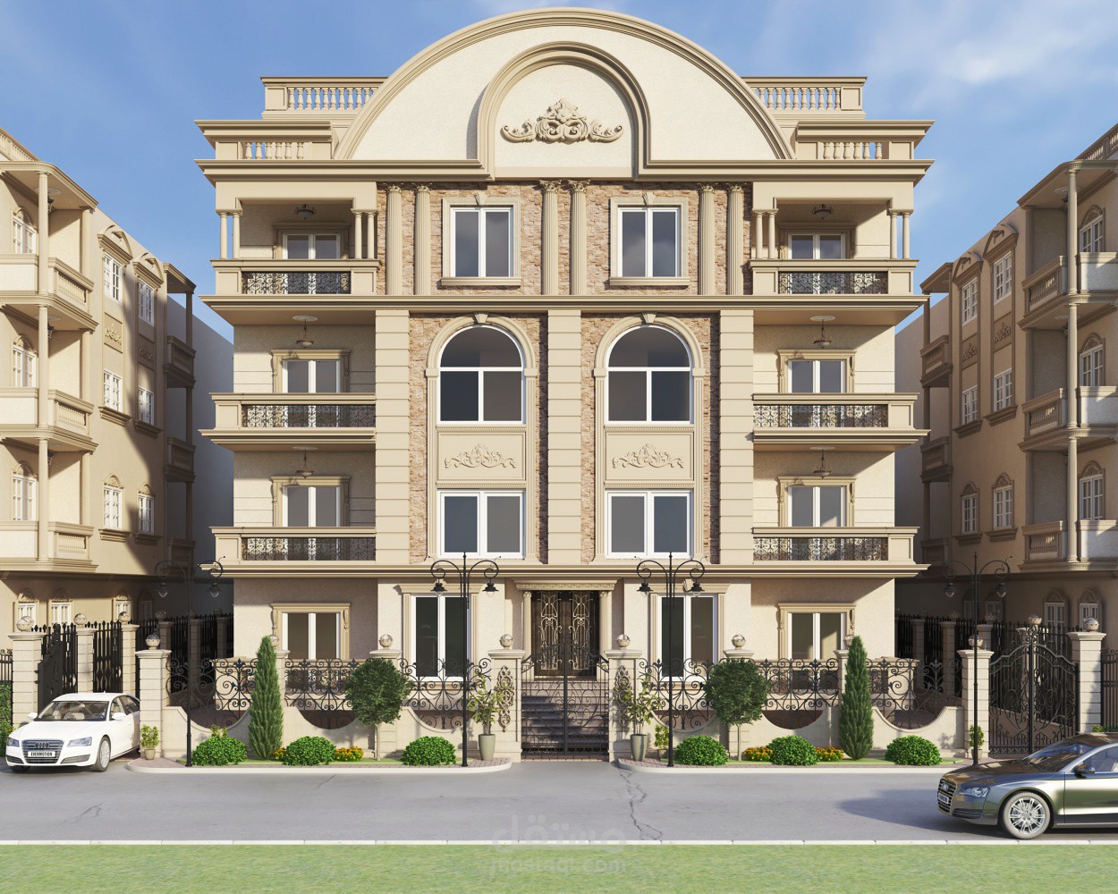 Classic Facade For Residential Building