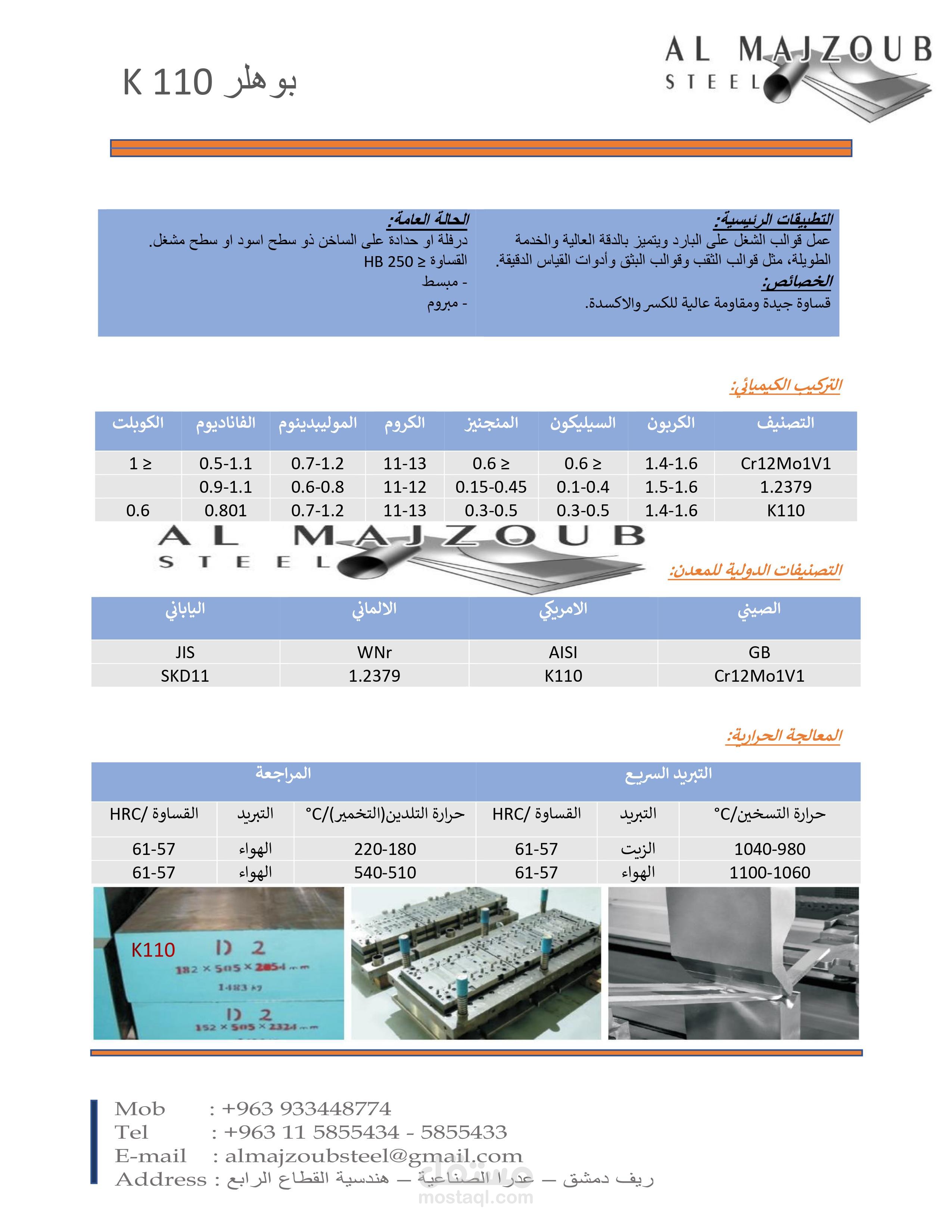 مواصفات للمعادن