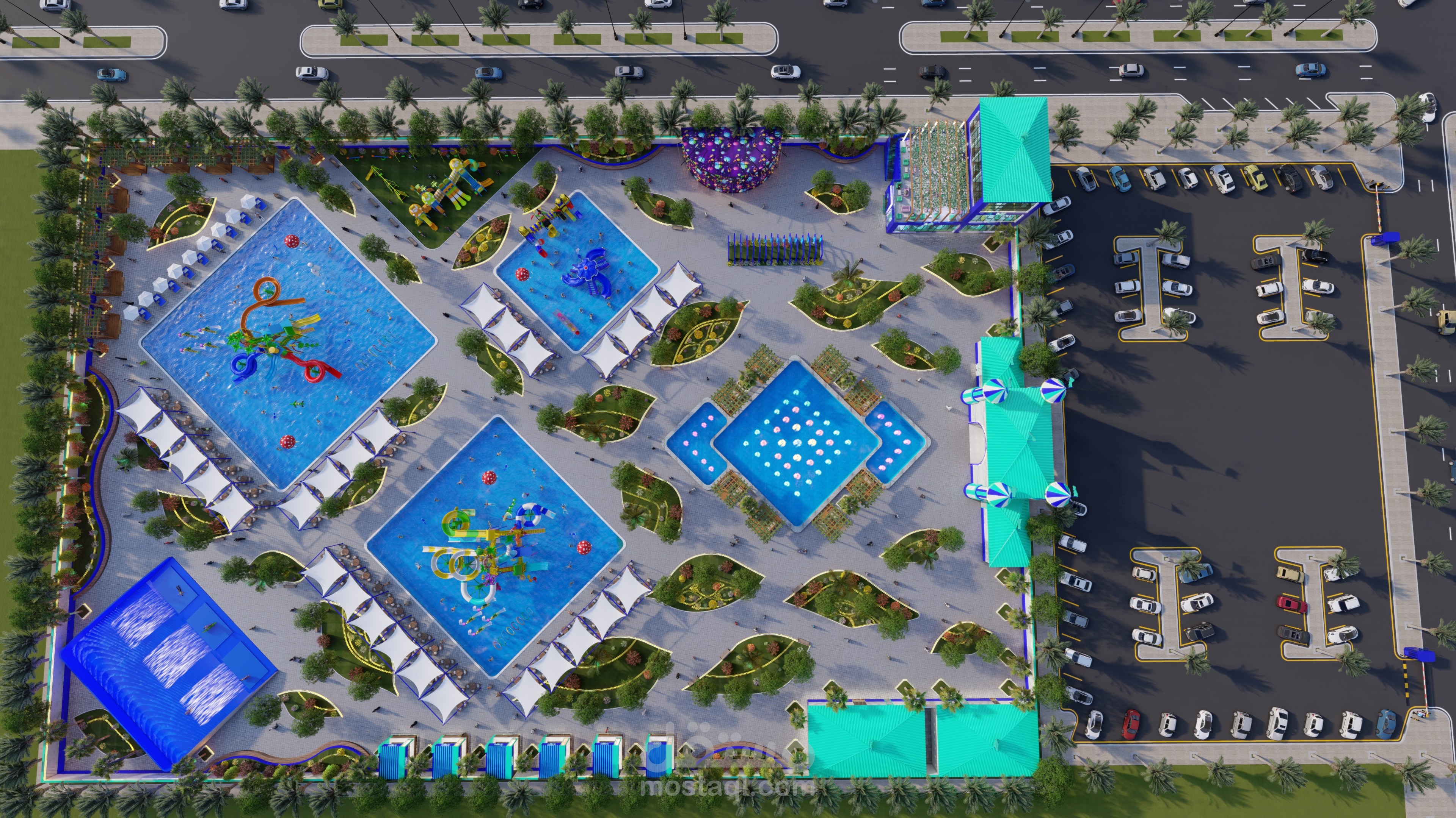 مدينة الامواج المائية للترفيه