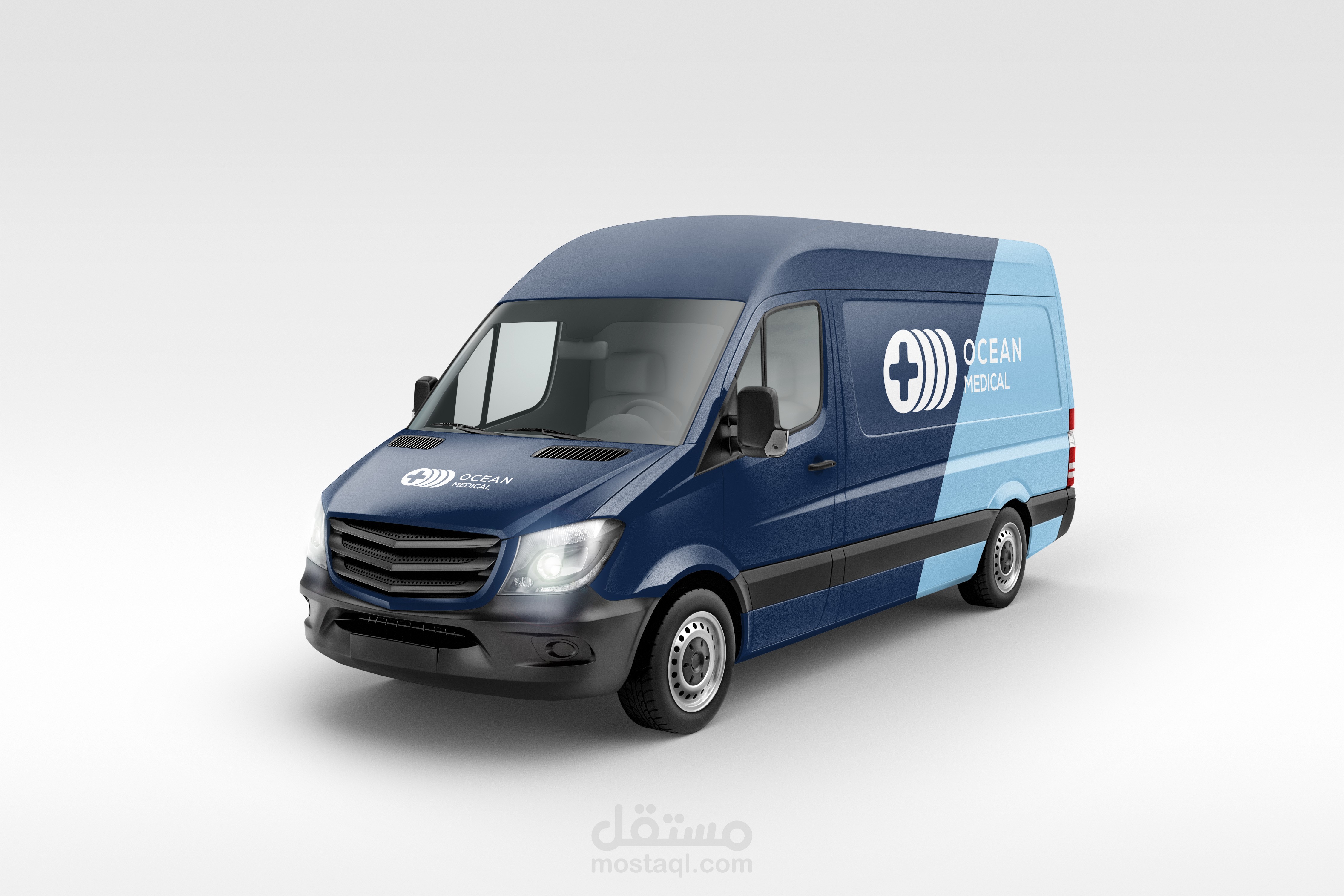 تصميم هوية بصرية - Ocean Medical Brand Identity