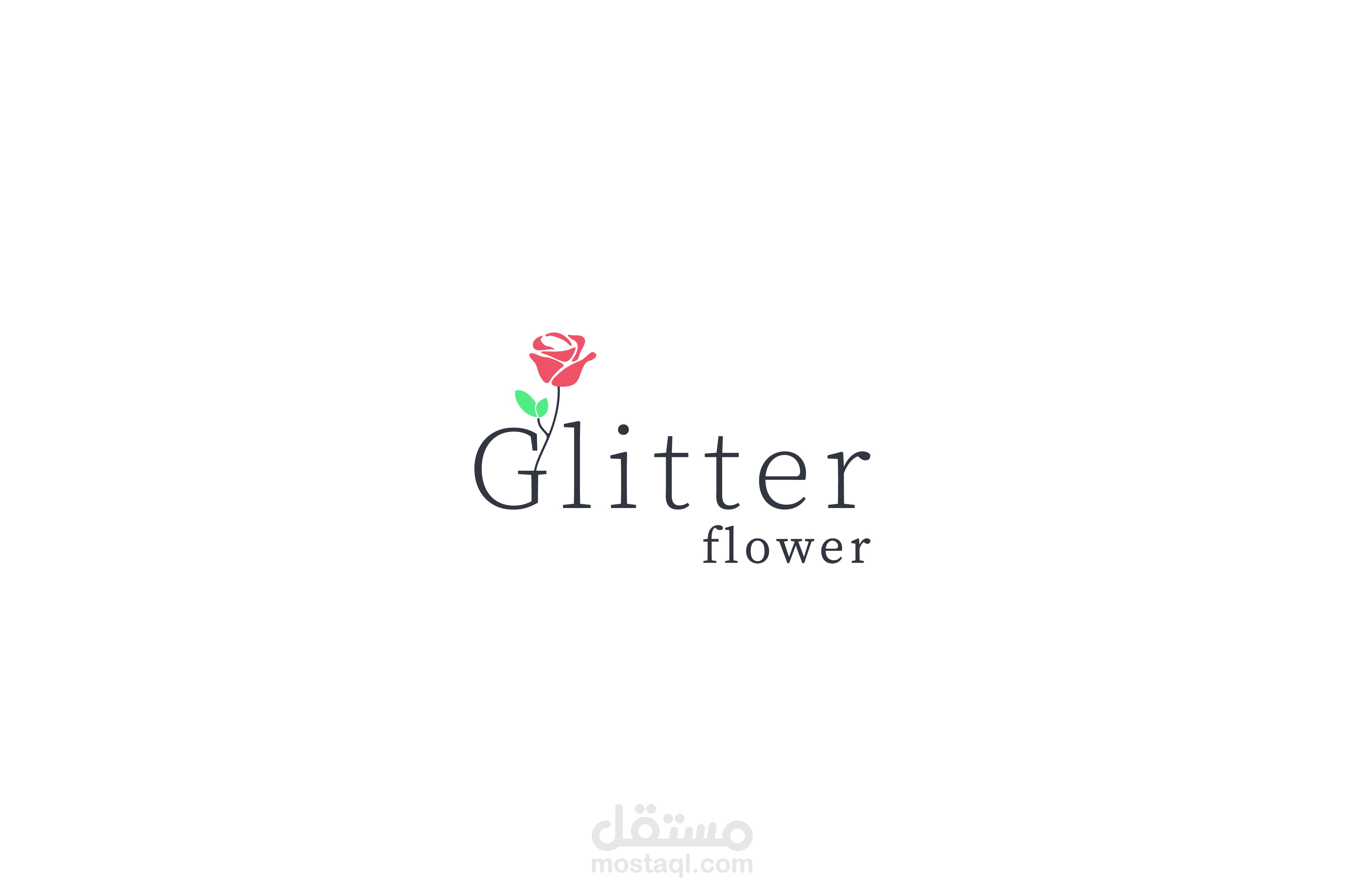 شعار Glitter Flower