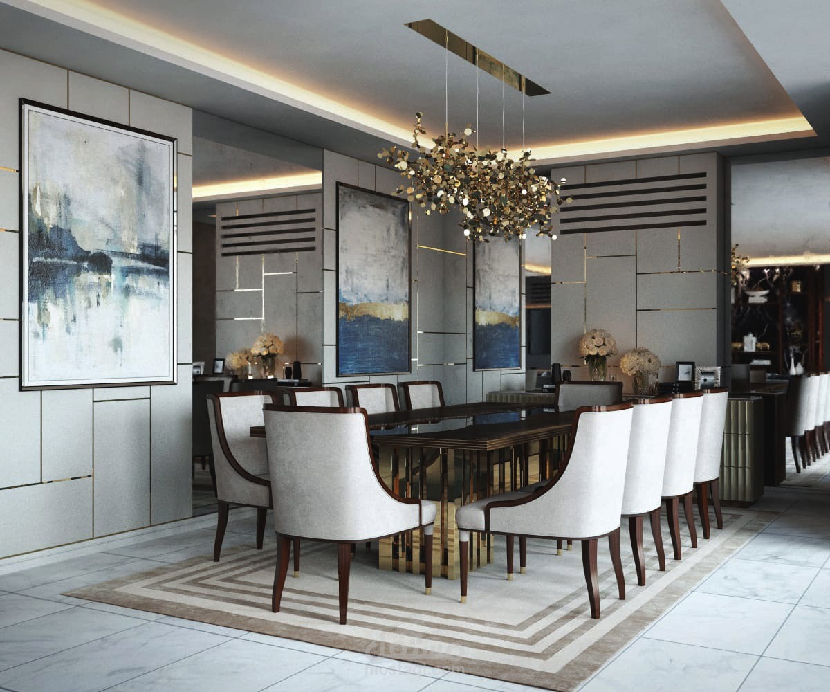 تصميم مودرن لصالة طعام