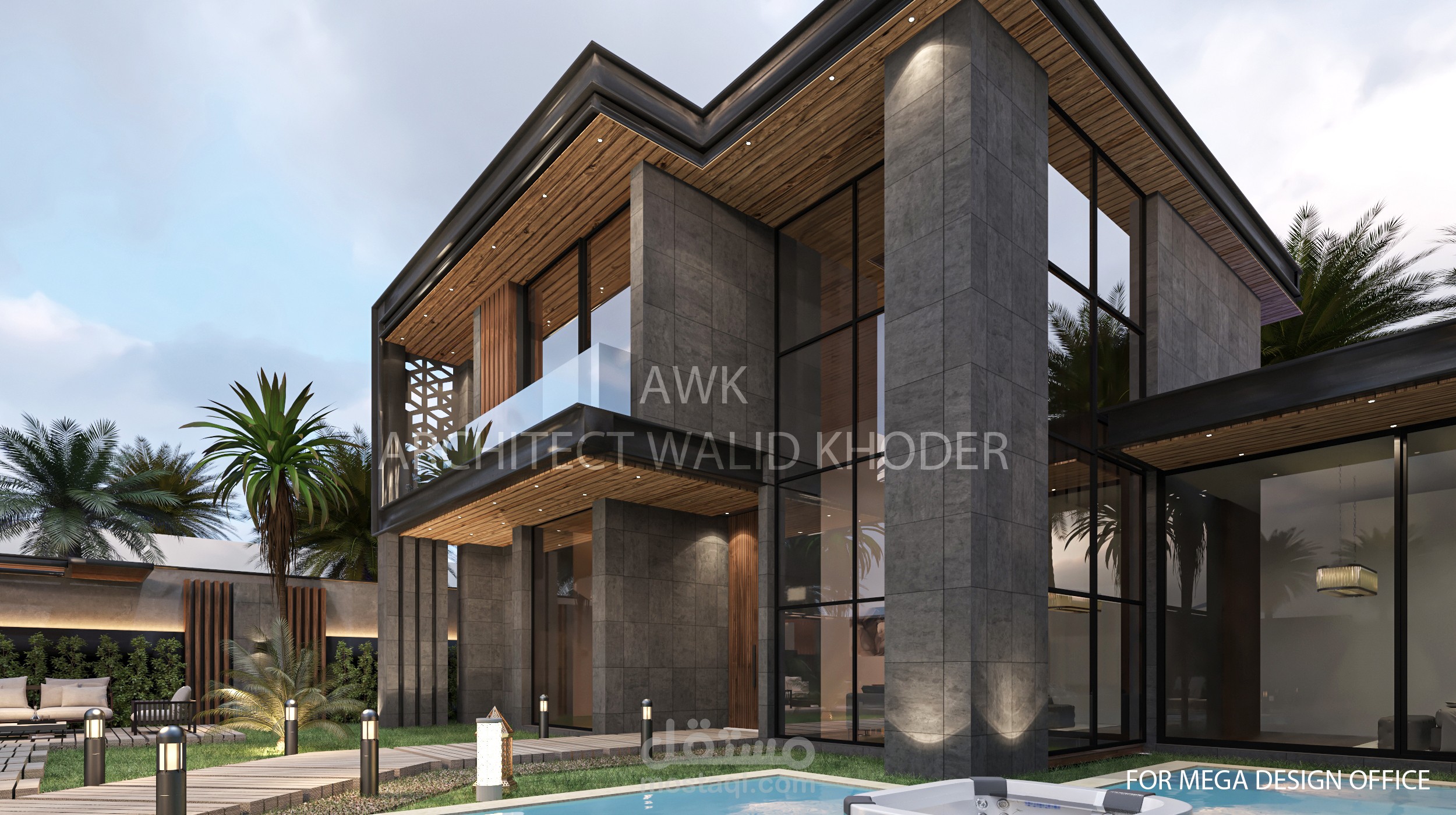 تصميم شاليه مودرن