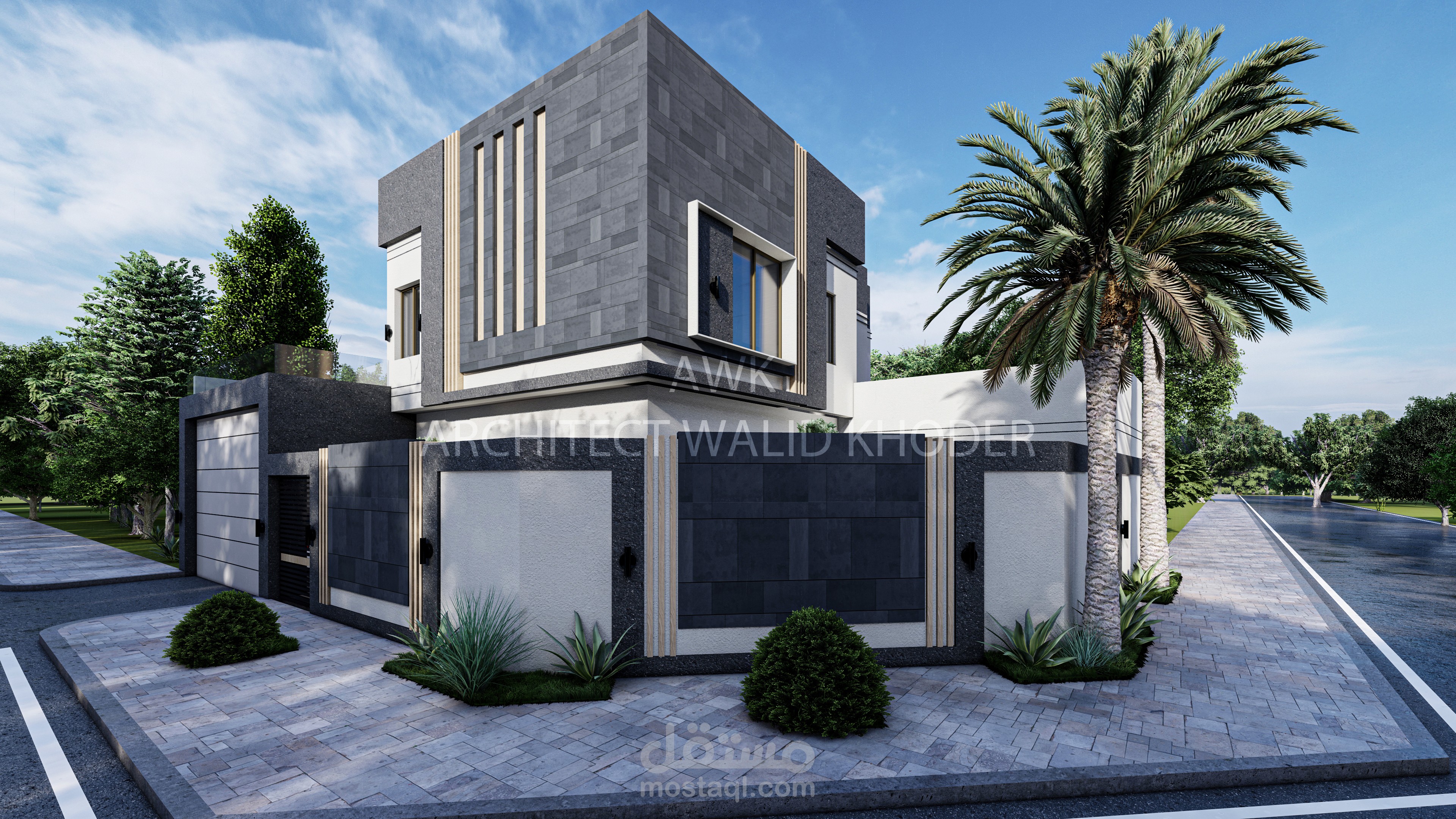 تصميم مودرن لفيلا