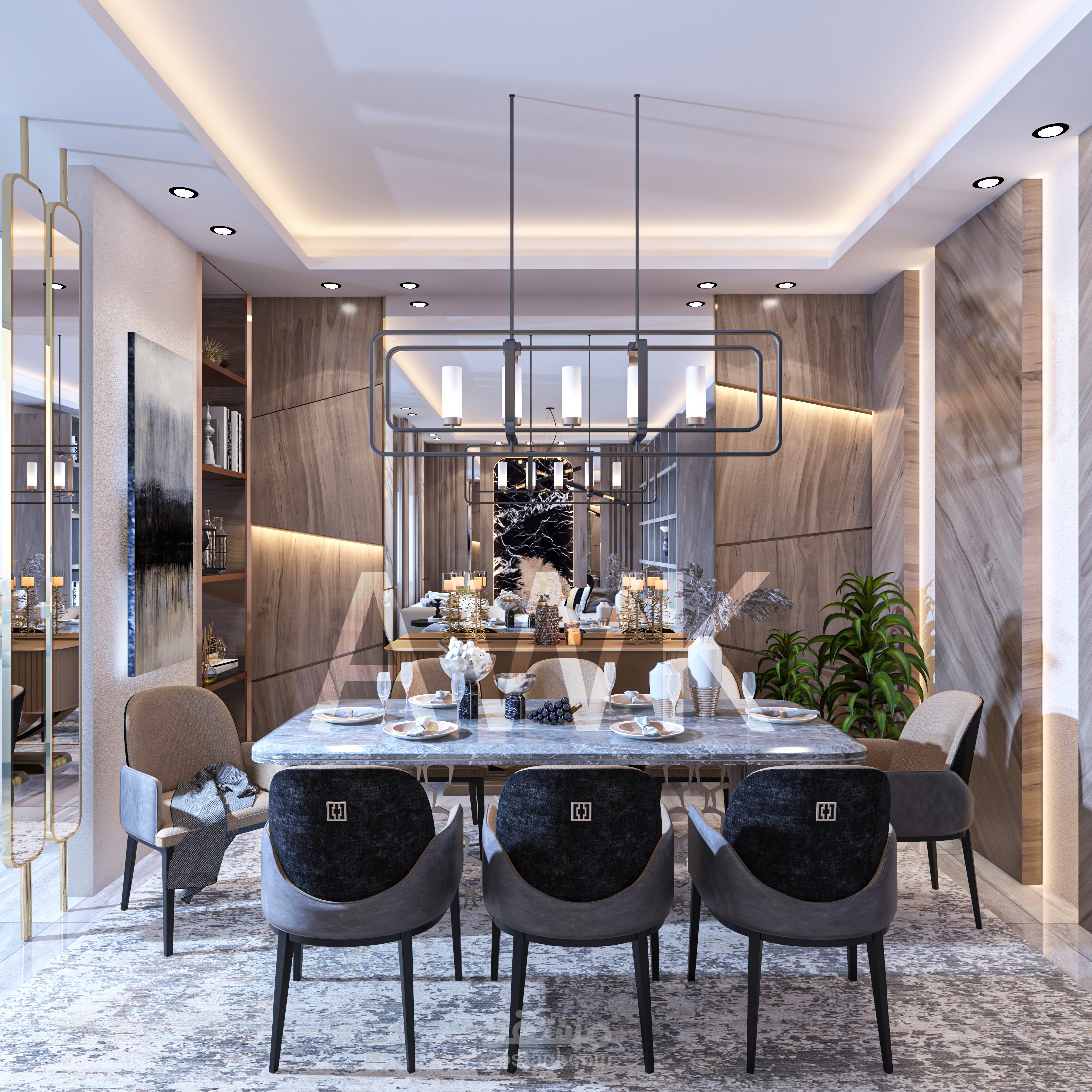 تصميم صالة طعام