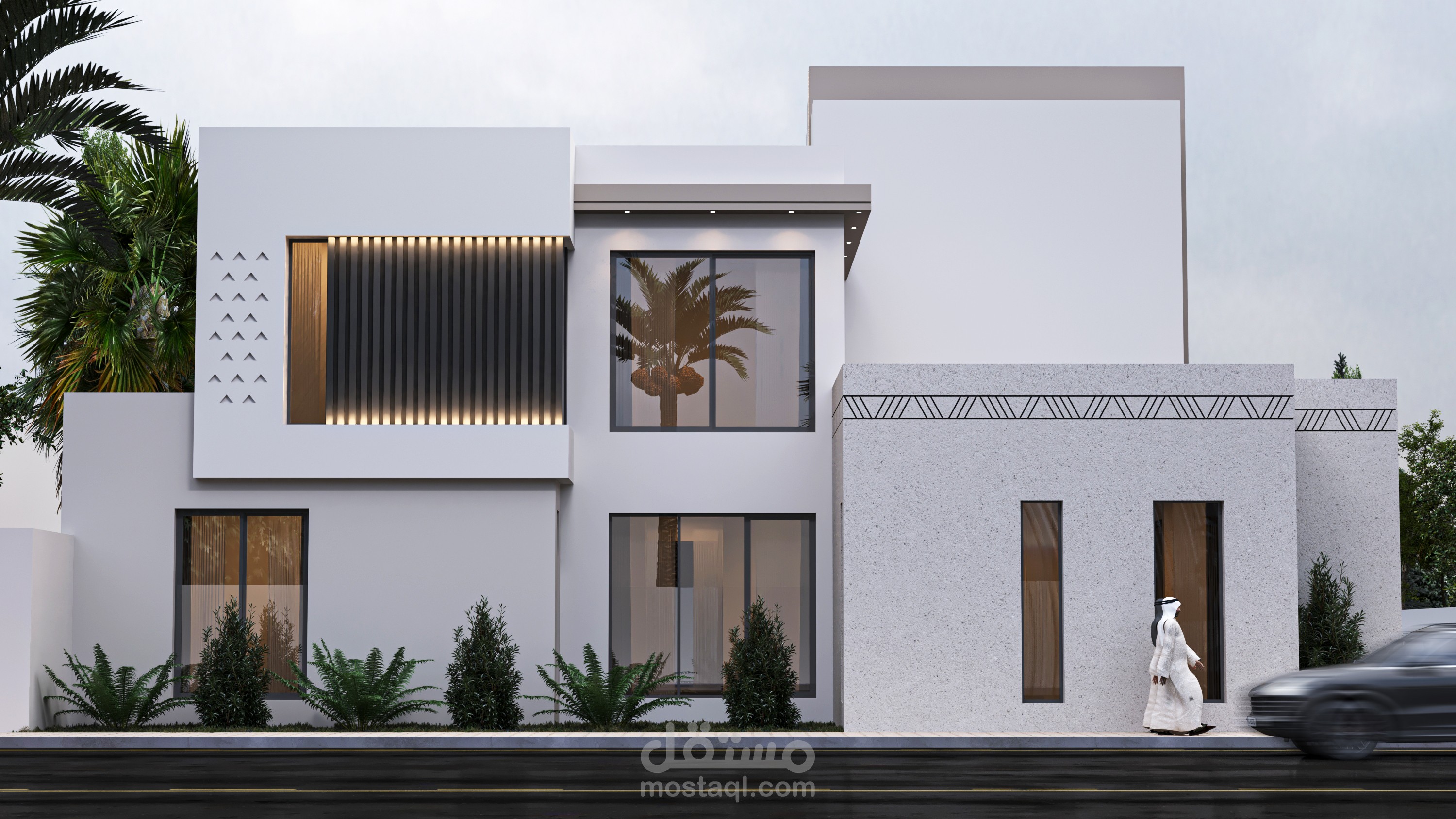 تصميمنا لفيلا في السعودية