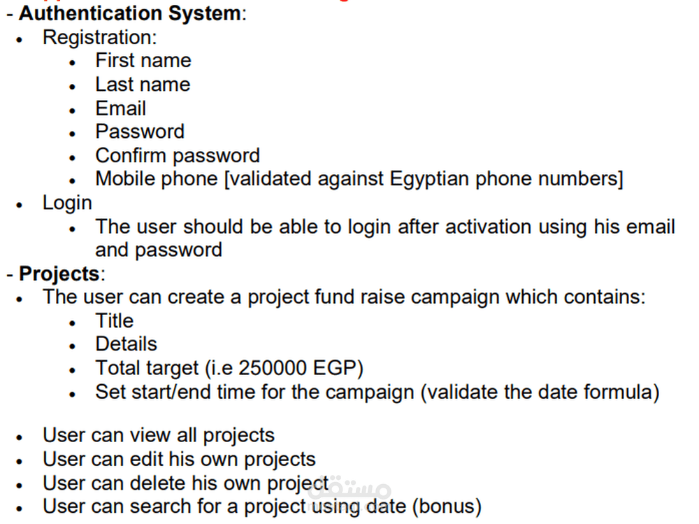 Crowd-Funding Console App
