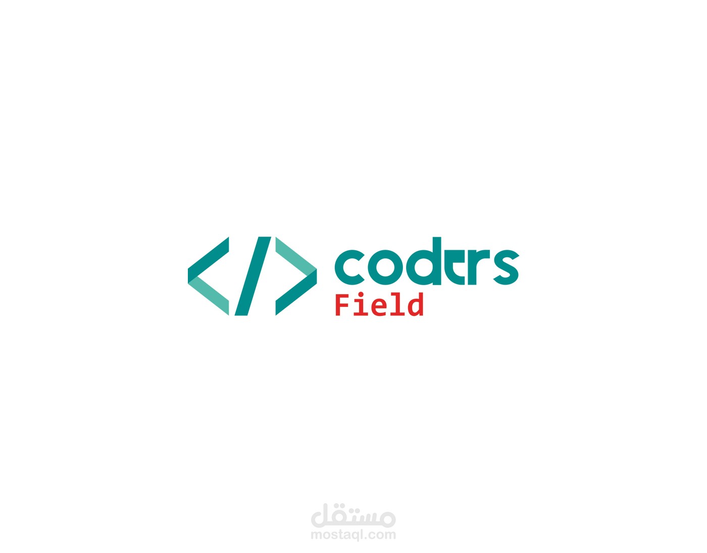 Coders field logo design