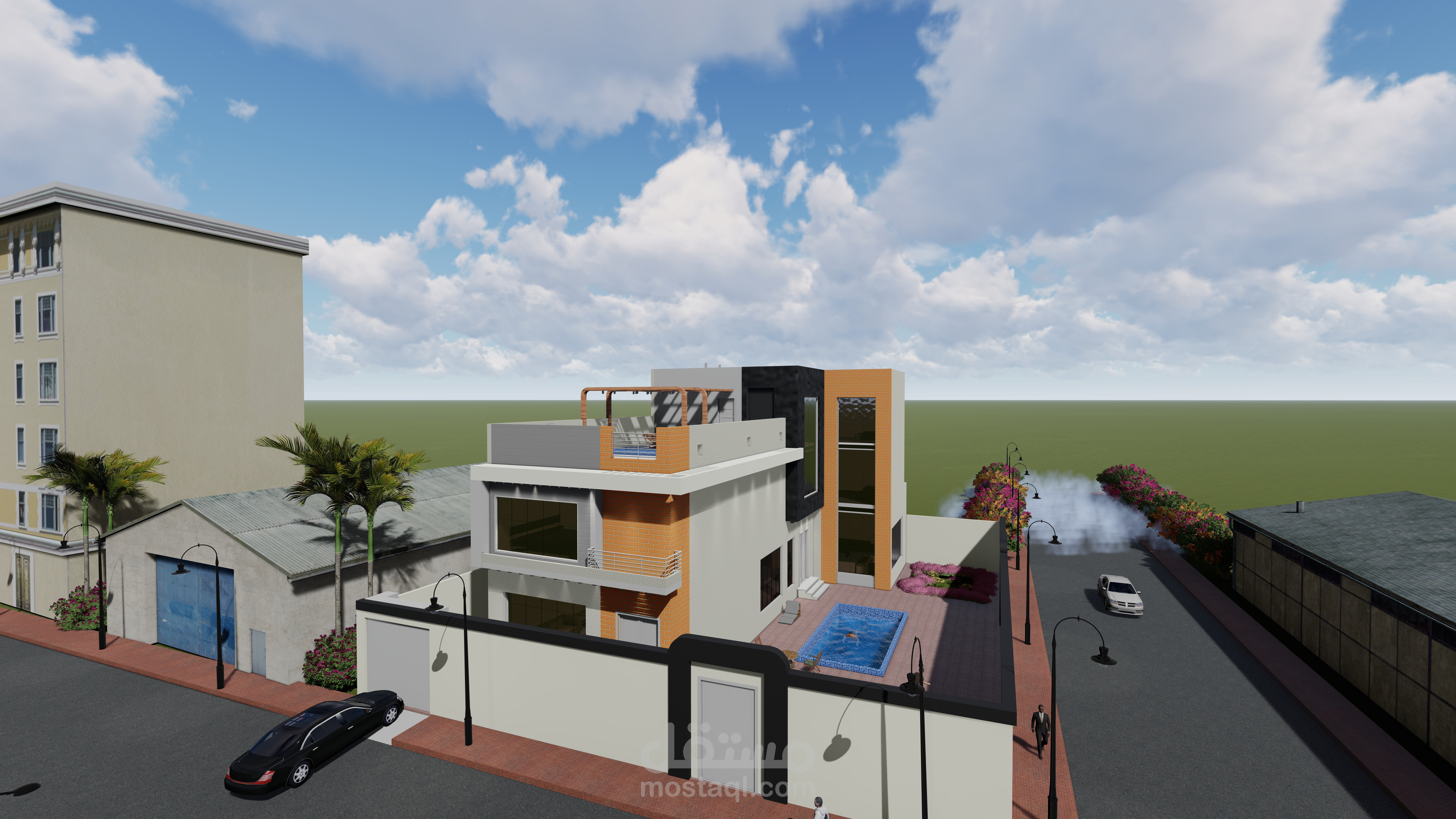 عمل مخططات معمارية و 3D ,