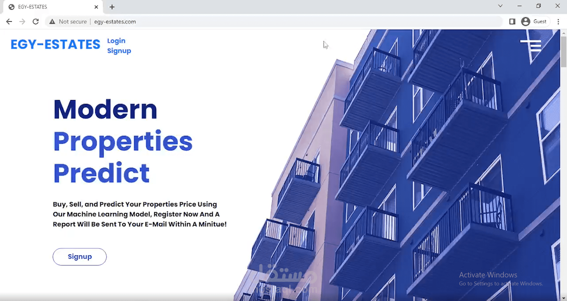 EGY-Estate: Real Estate Price Prediction Platform