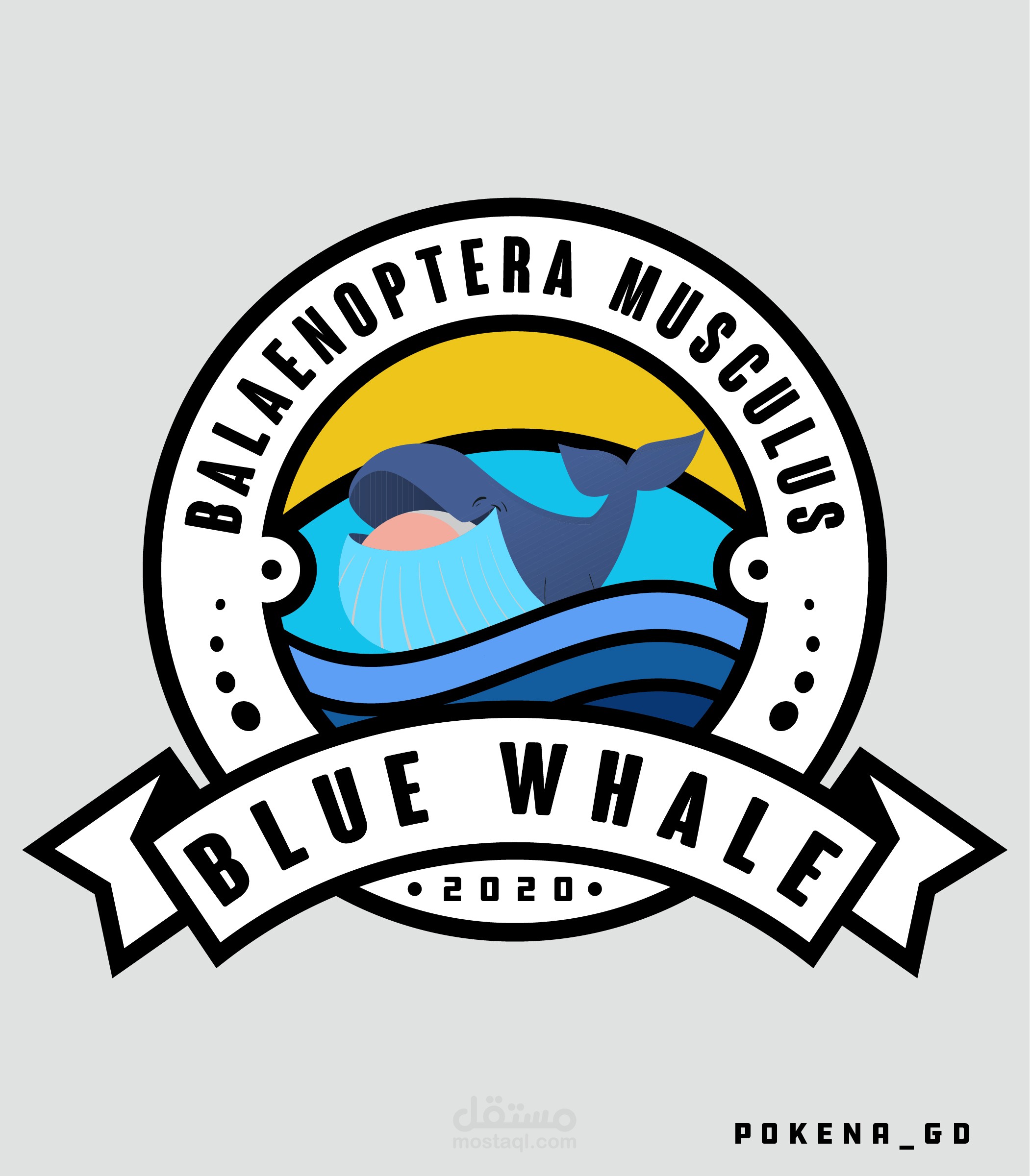 تصميم تي شيرت الحوث الأزرق لمحبي الأسماك.