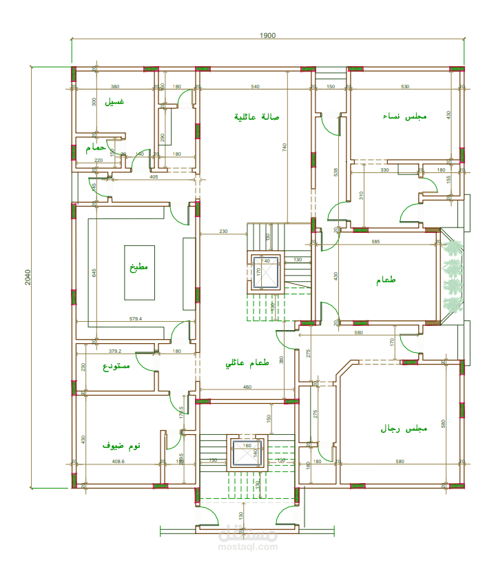 تصميم معمارى ل فيلا