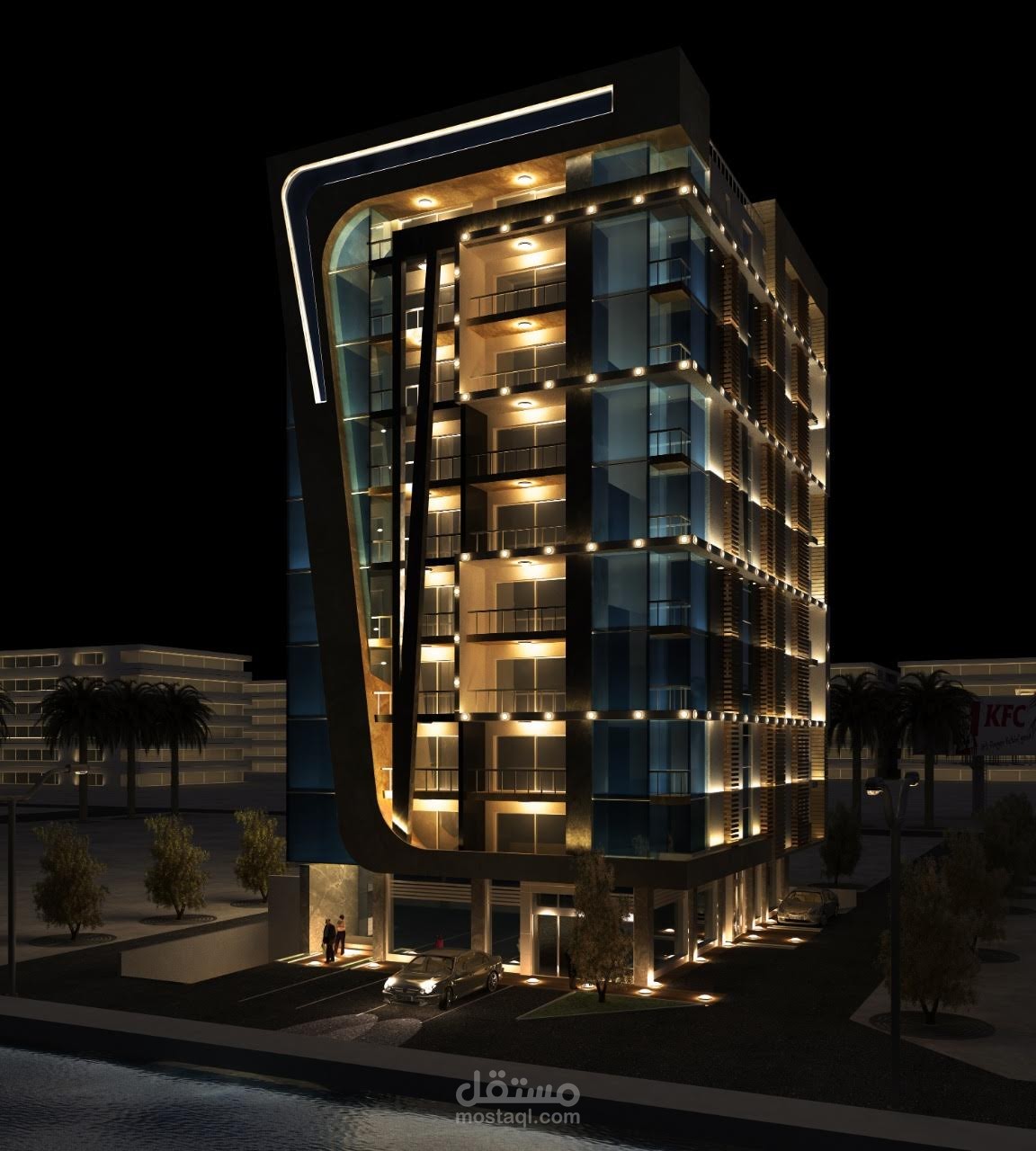 برج الخليج كورنيش النيل