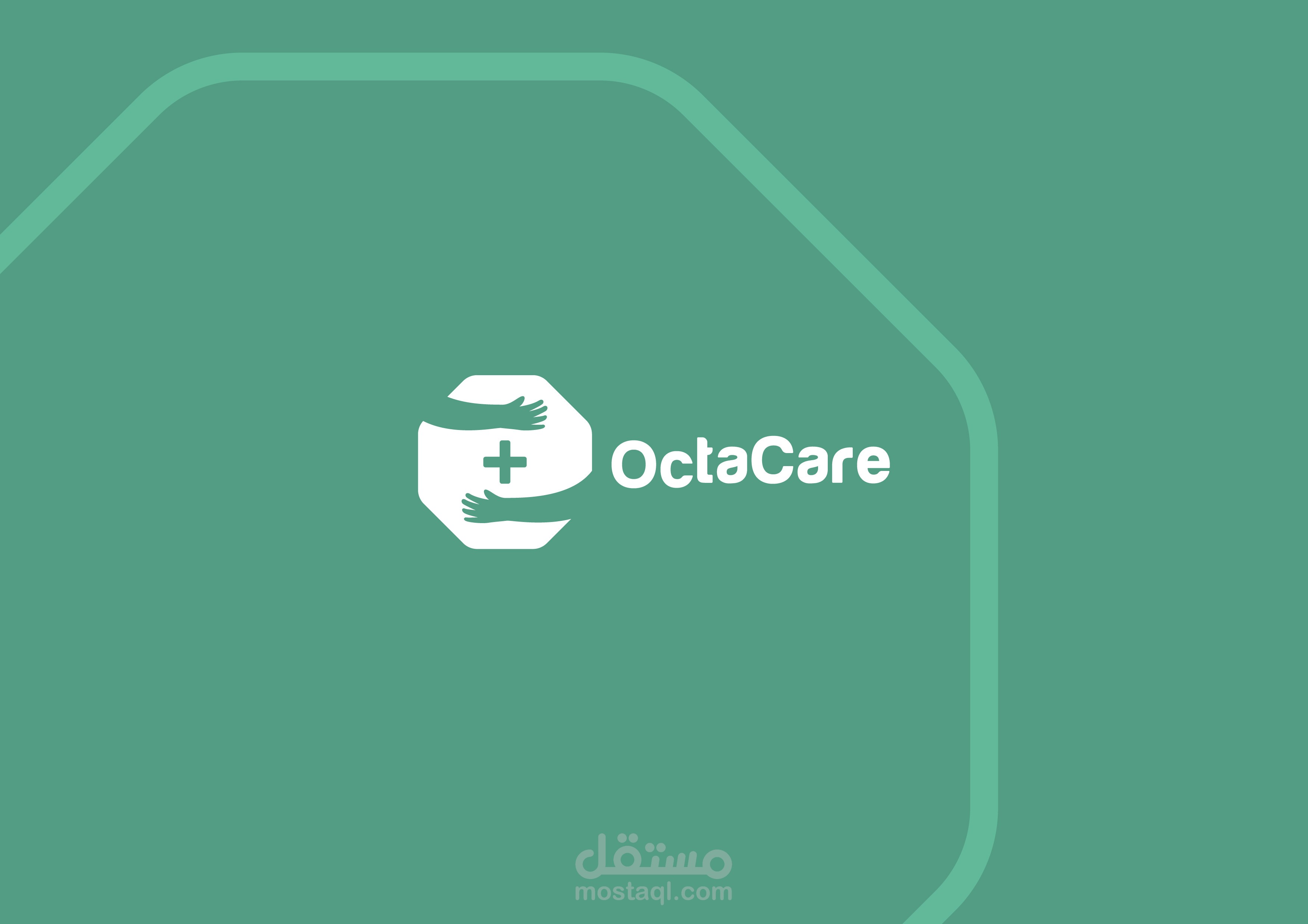 تصميم شعار لتطبيق عناية بالمسنين