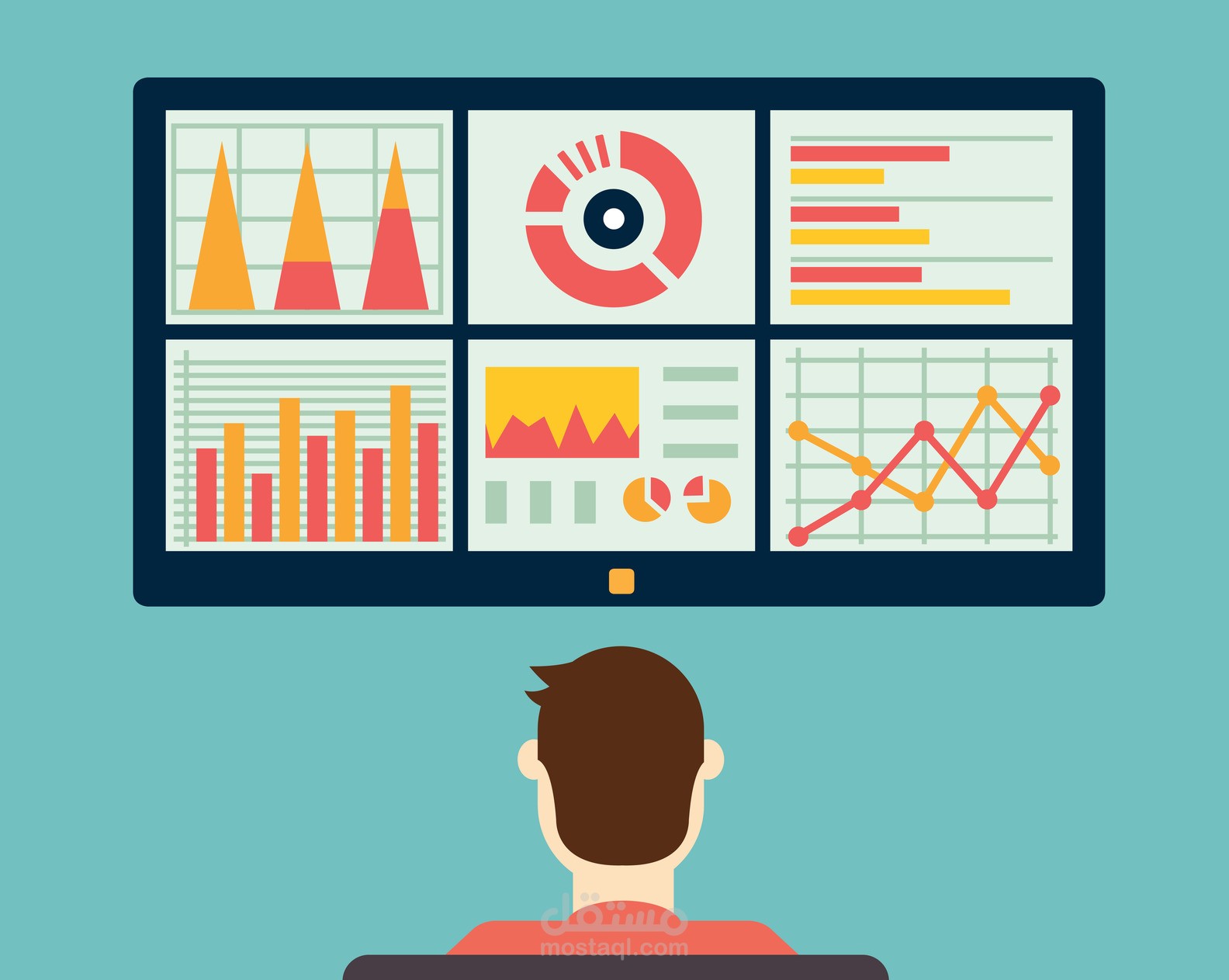 تطوير لوحة إدارة Dashboard متصلة بـ .NET API