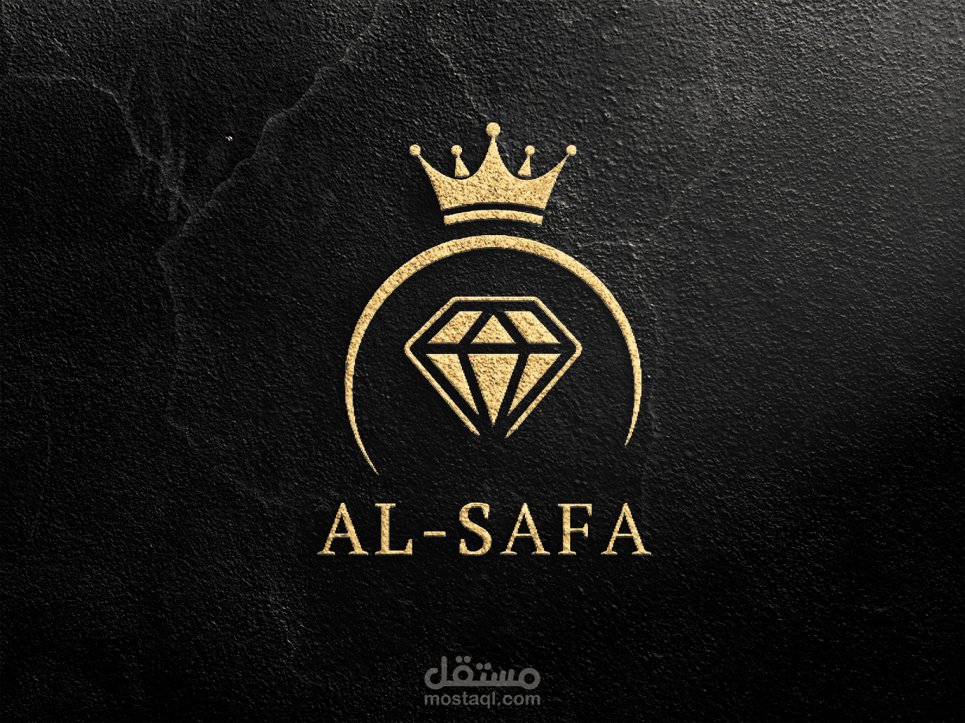 تصميم لوجو لمحل ذهب