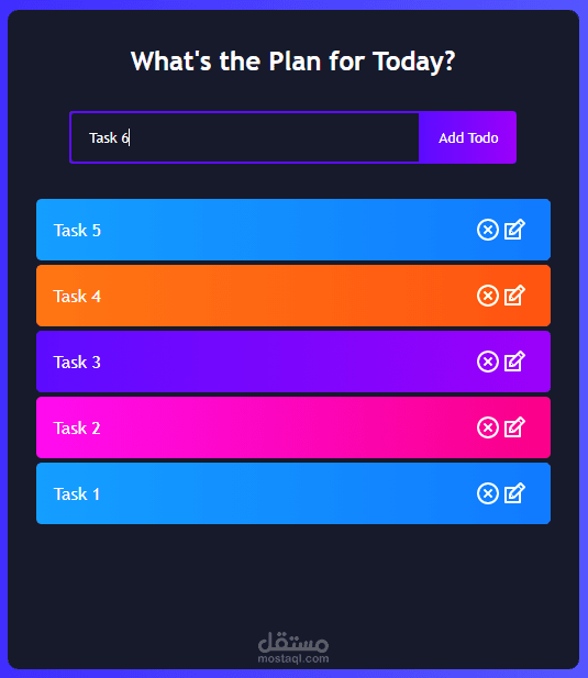 React Todo List App