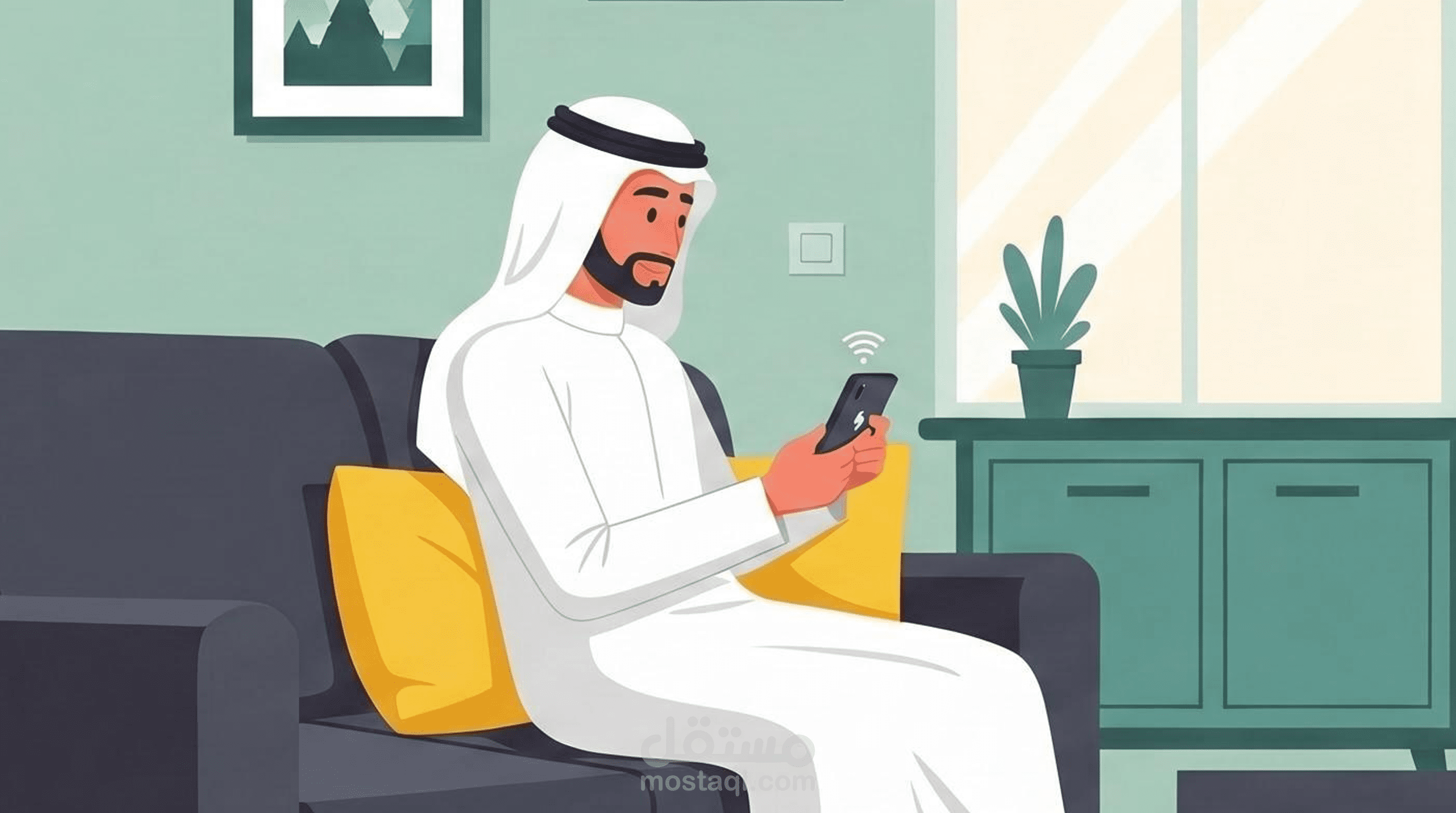 فيديو موشن جرافيك لمتجر اغلفة جوال