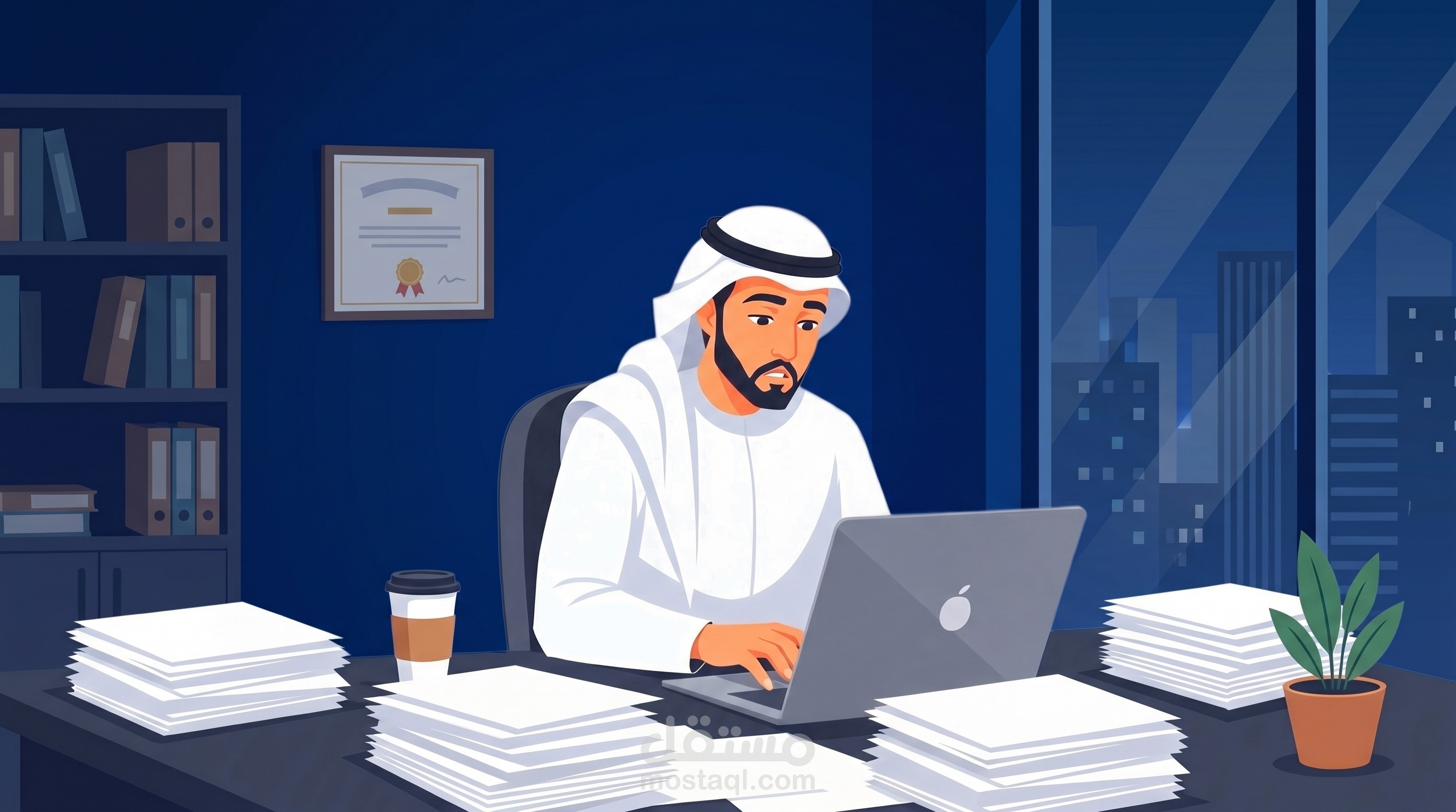 فيديو موشن جرافيك احترافي لتطبيق "مسيرة" لإنشاء السير الذاتية
