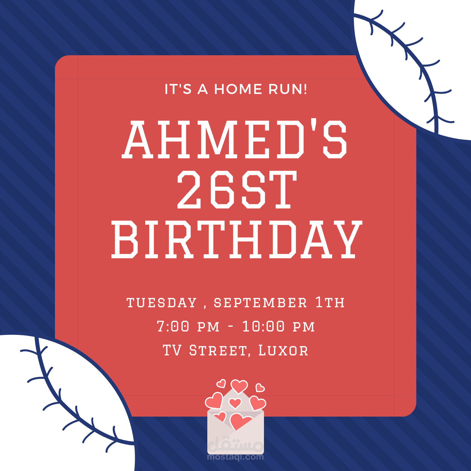 Birthday Invitation Card