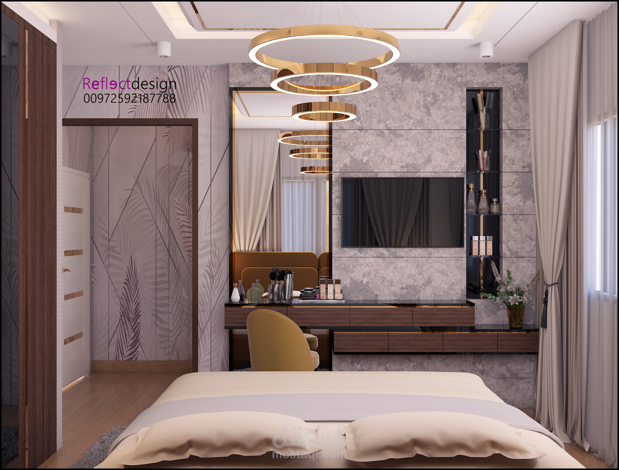 تصميم شقة سكنيه