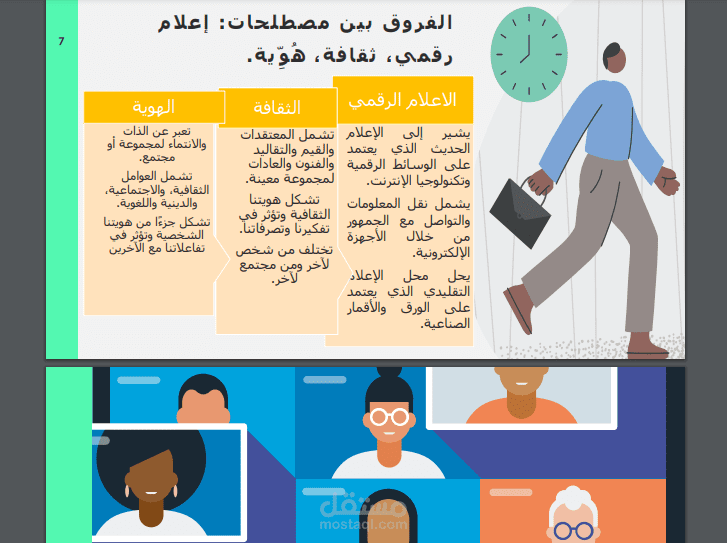 عمل عرض تقديمي بشكل احترافي