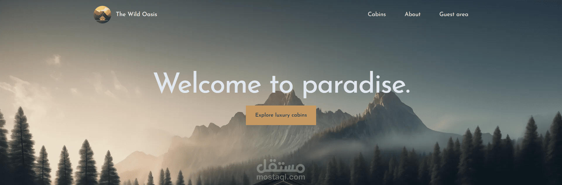 The Wild Oasis - منصة الحجز للعملاء (Next.js)