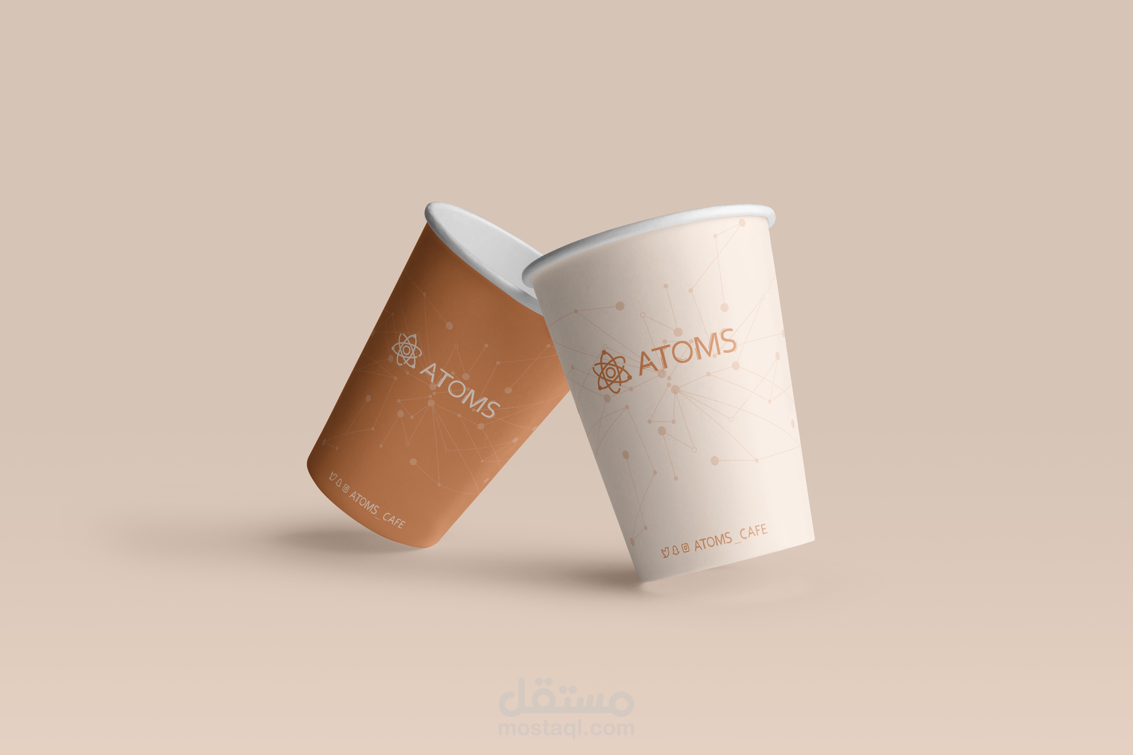 تعريب شعار و تصميم غلاف لكافي atoms