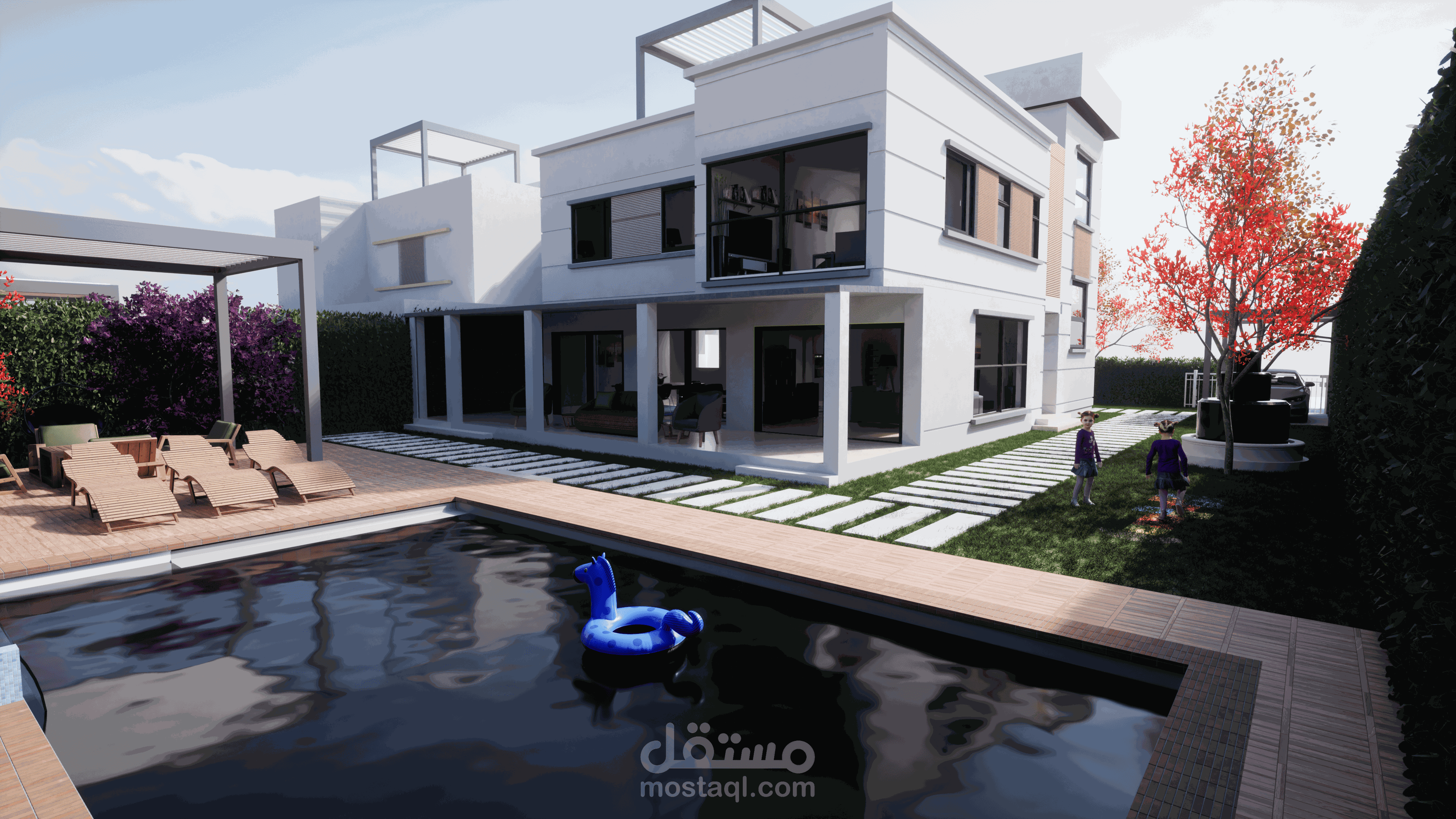 تصميم فيلا سكنية