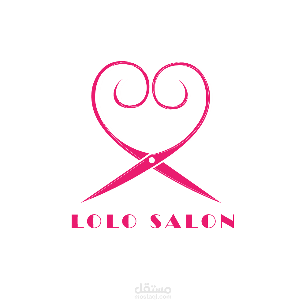شعار وبزنسس كارد لصالون لولو - LOLO SALON