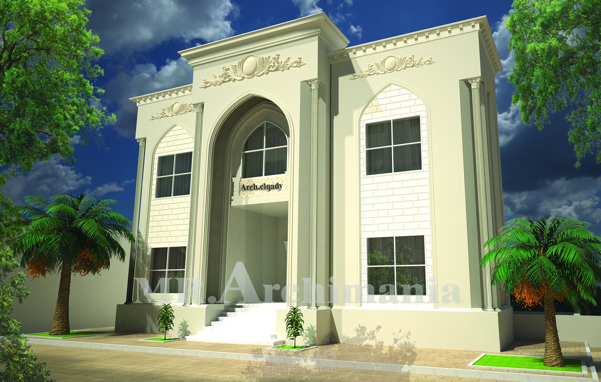 exterior design privet villa