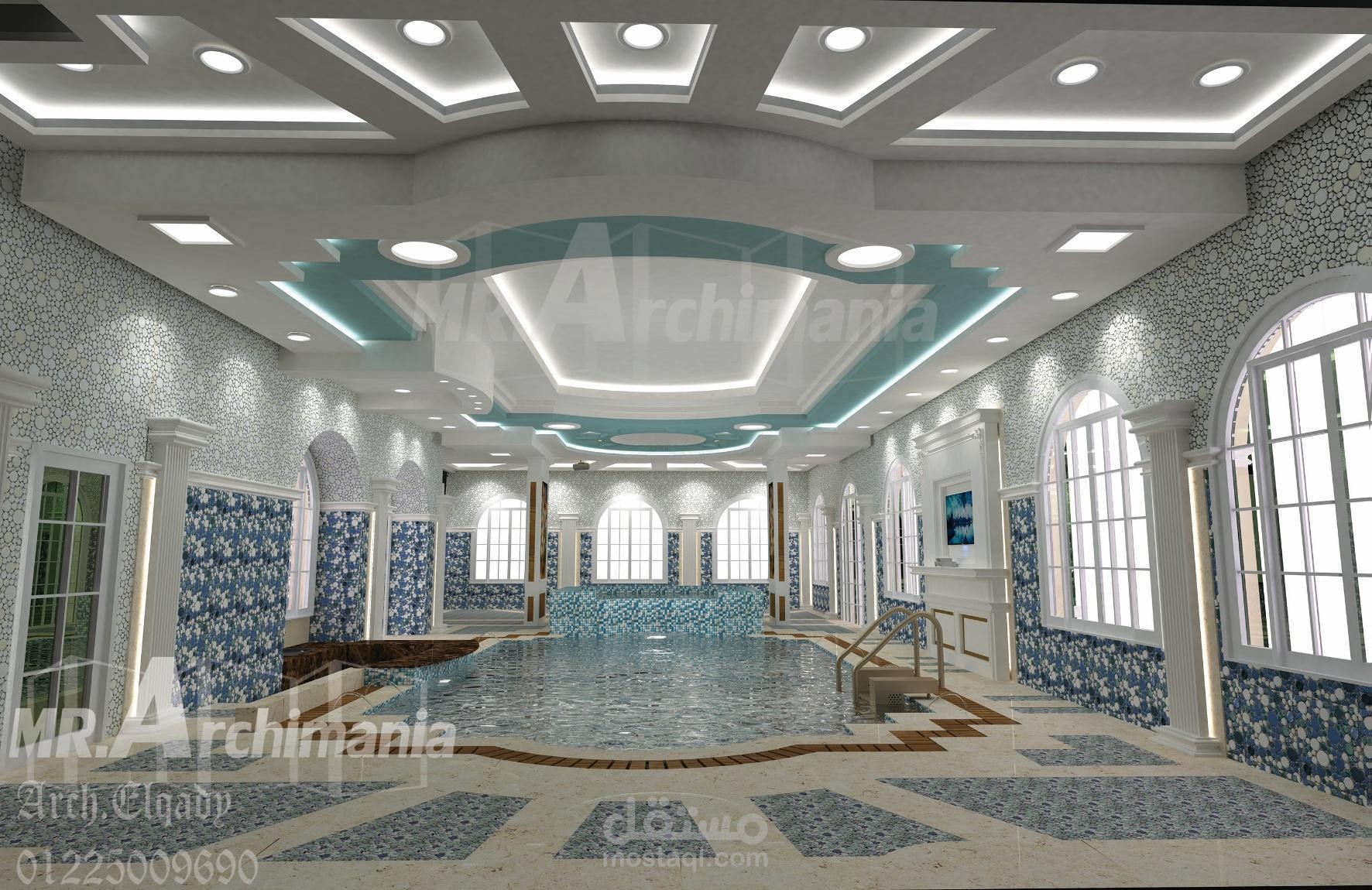 تصميم داخلي فيلا الشروق 2000