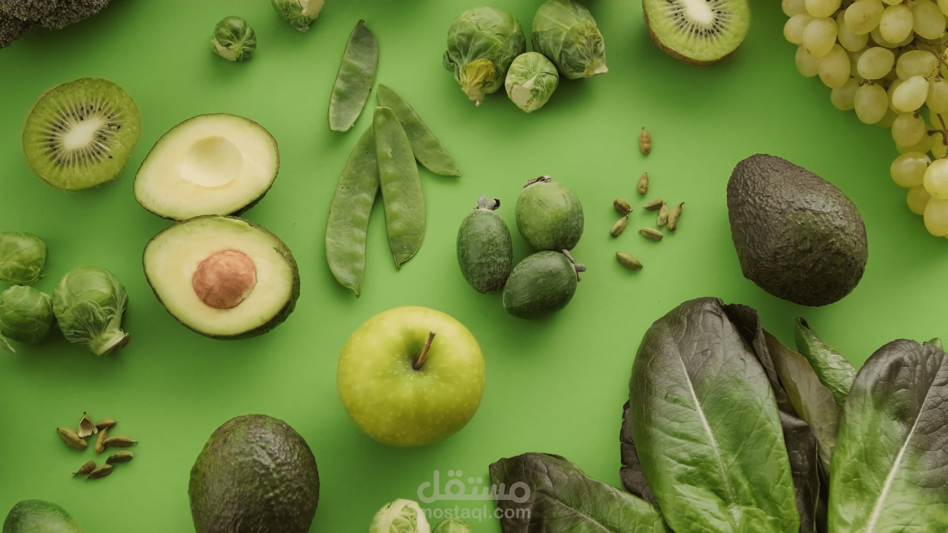 إعلان لشركة أمريكية مختصة بالخضروات باللغة الإنجليزية