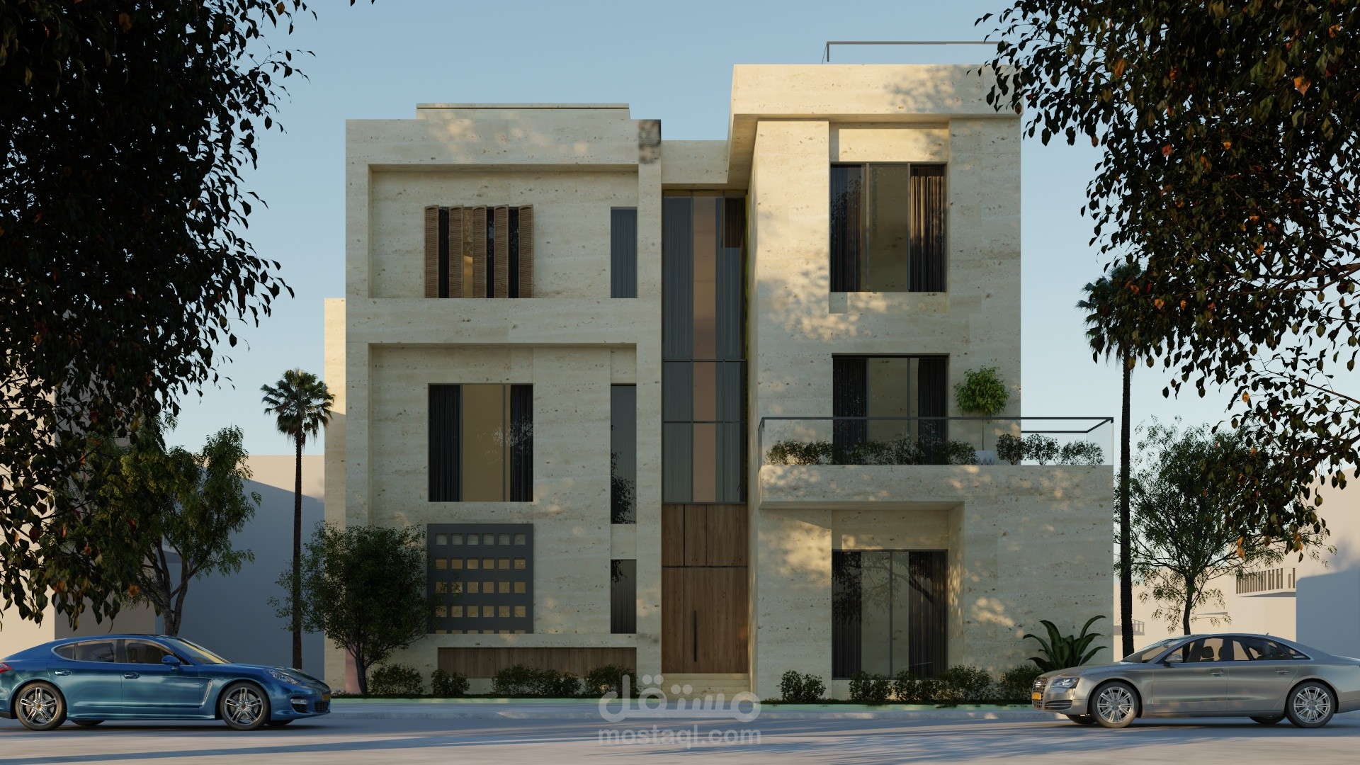 تصميم خارجي لفيلا