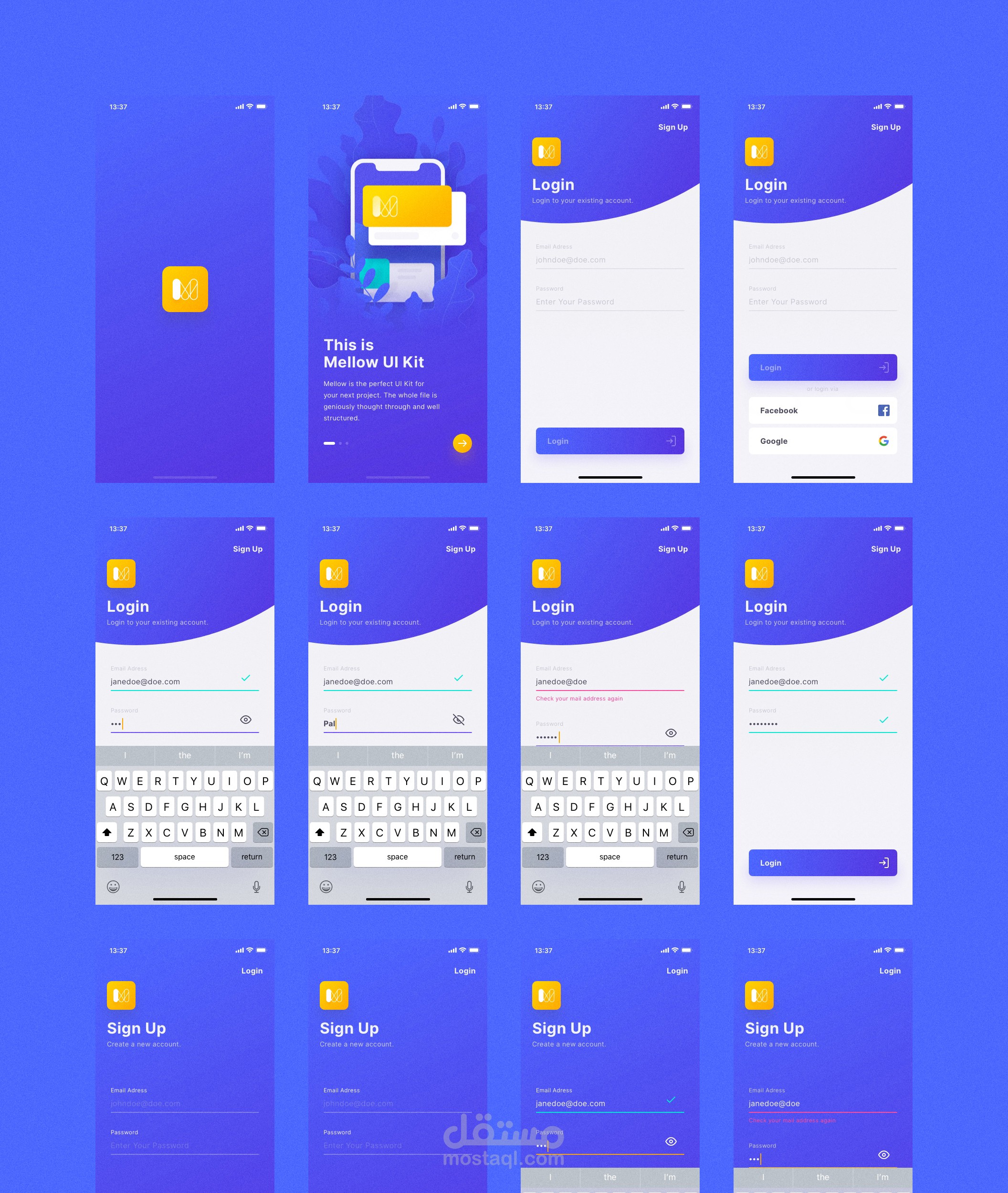 واجهات تطبيق / ui ux