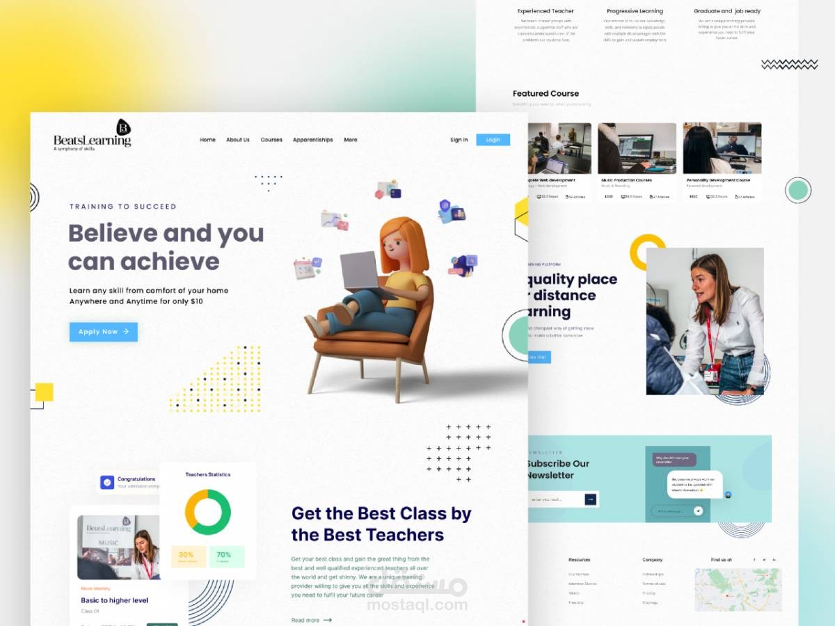 Landing pages Design & Coding