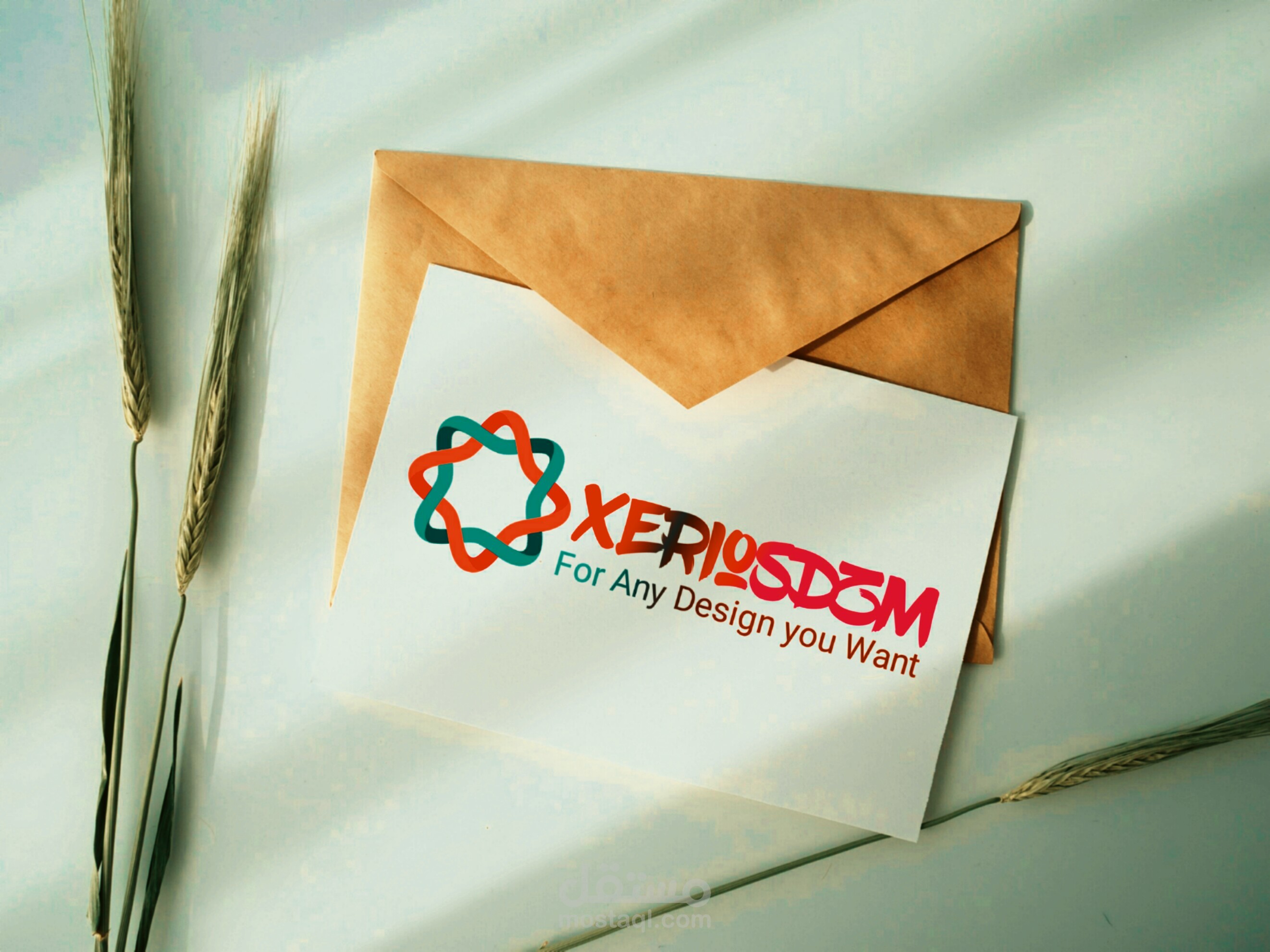 مثال عن شعار صنعته بنفسي logo