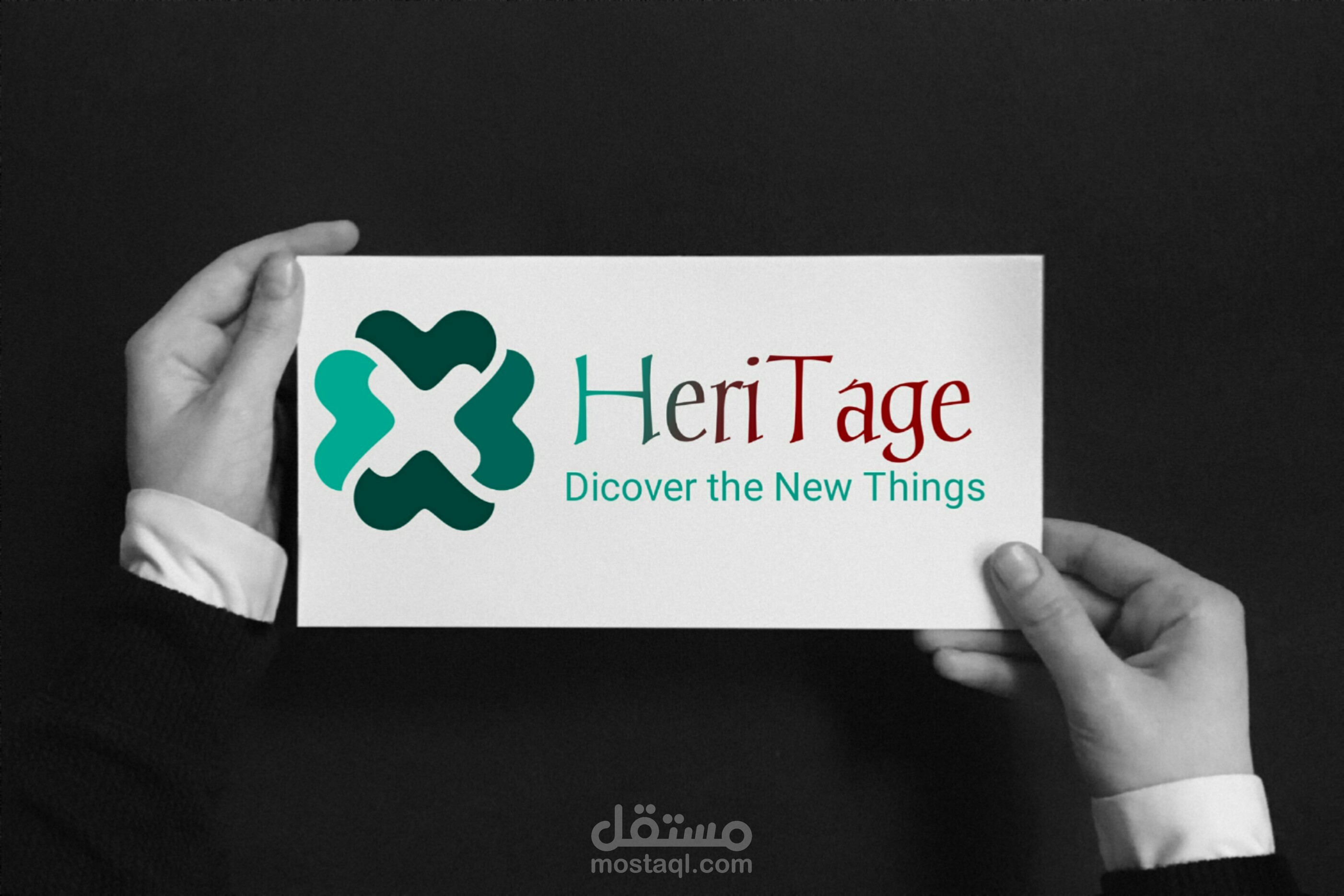 مثال عن شعار صنعته بنفسي logo