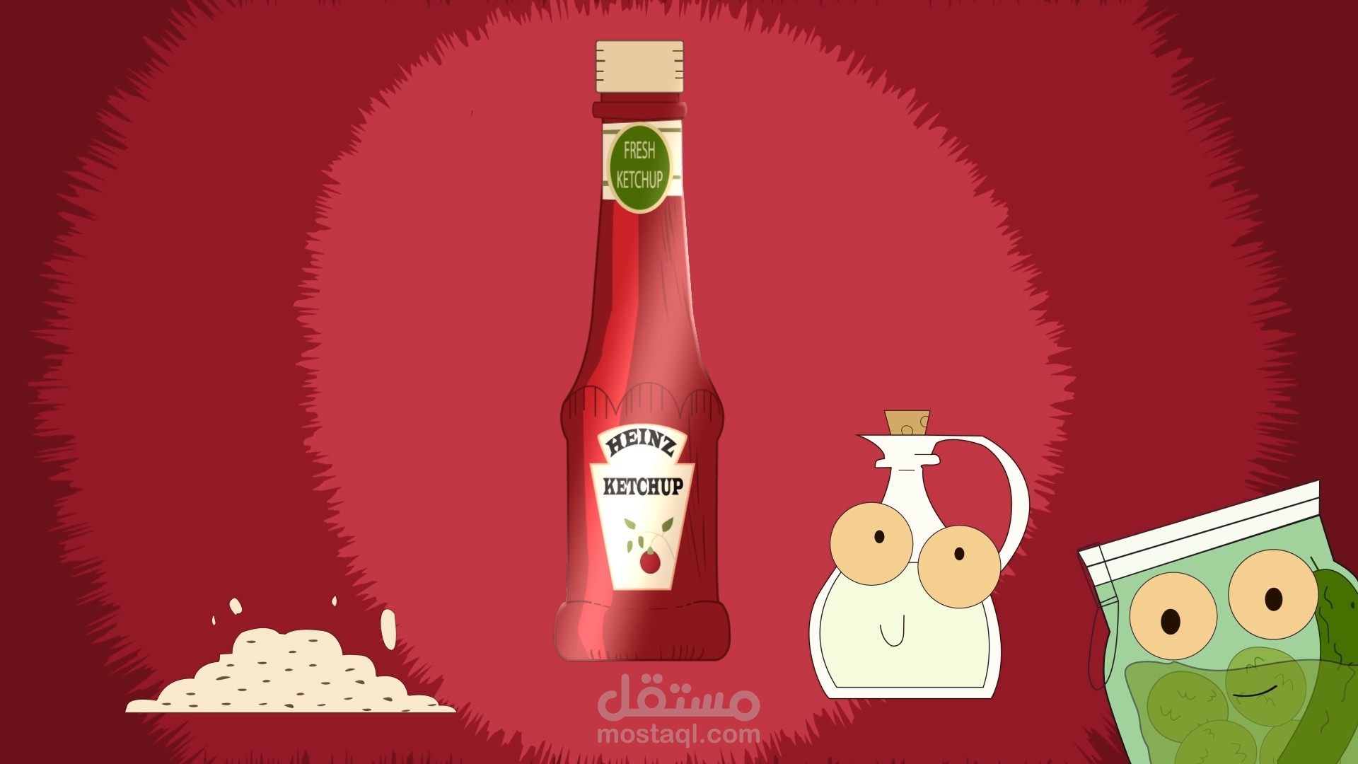Heniz - motion graphics advertising