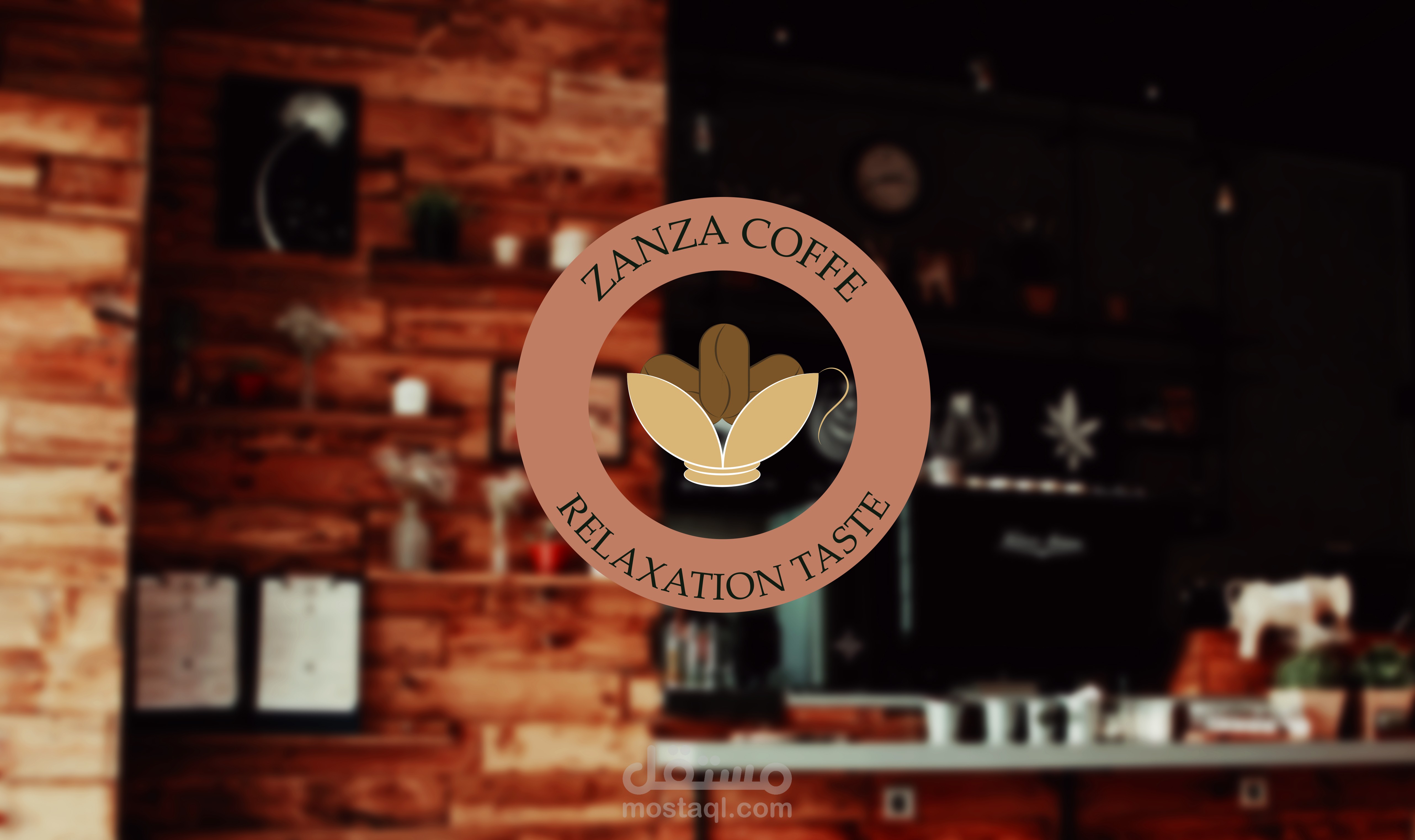 هوية بصرية لبراند قهوة