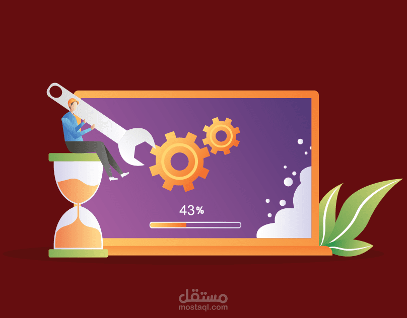 فيديو موشن جرافيك : خدمة صيانة الكمبيوترات