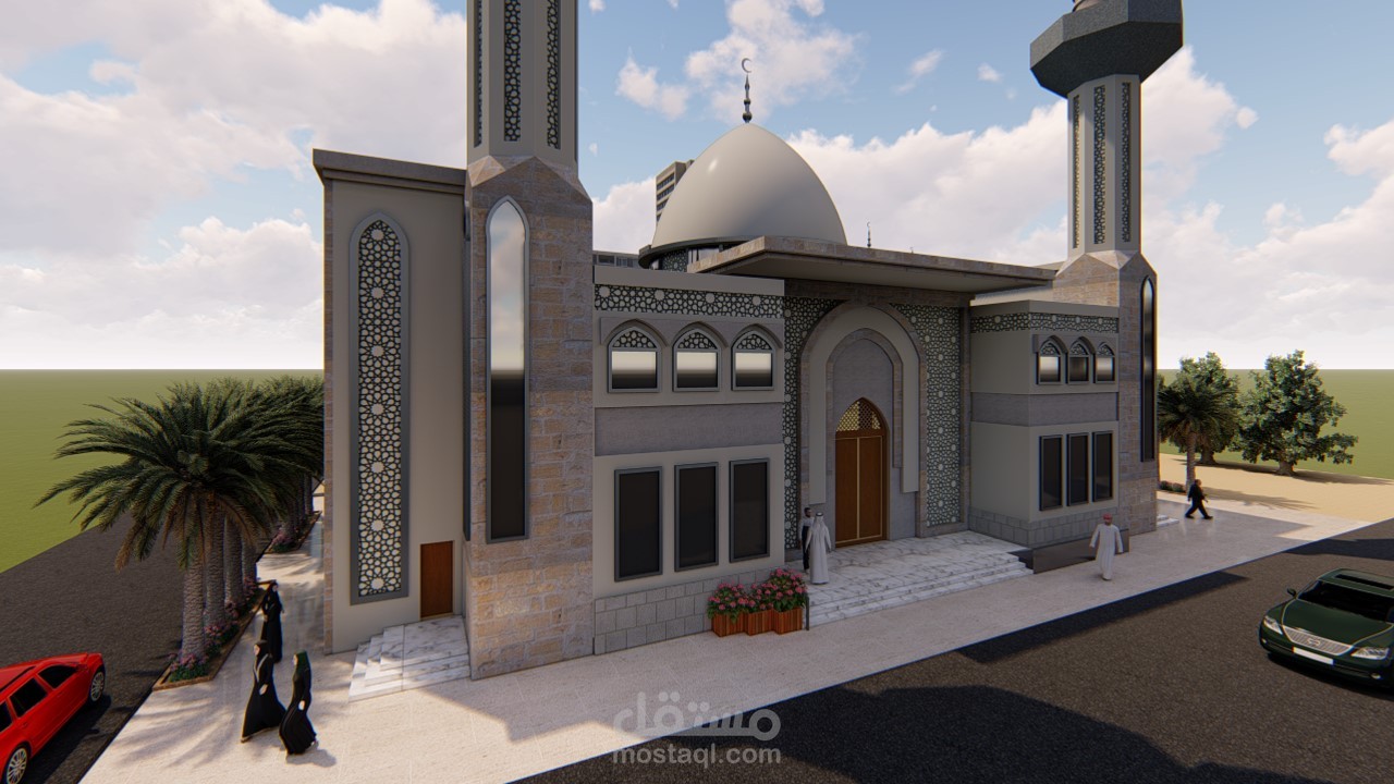 تصميم مسجد