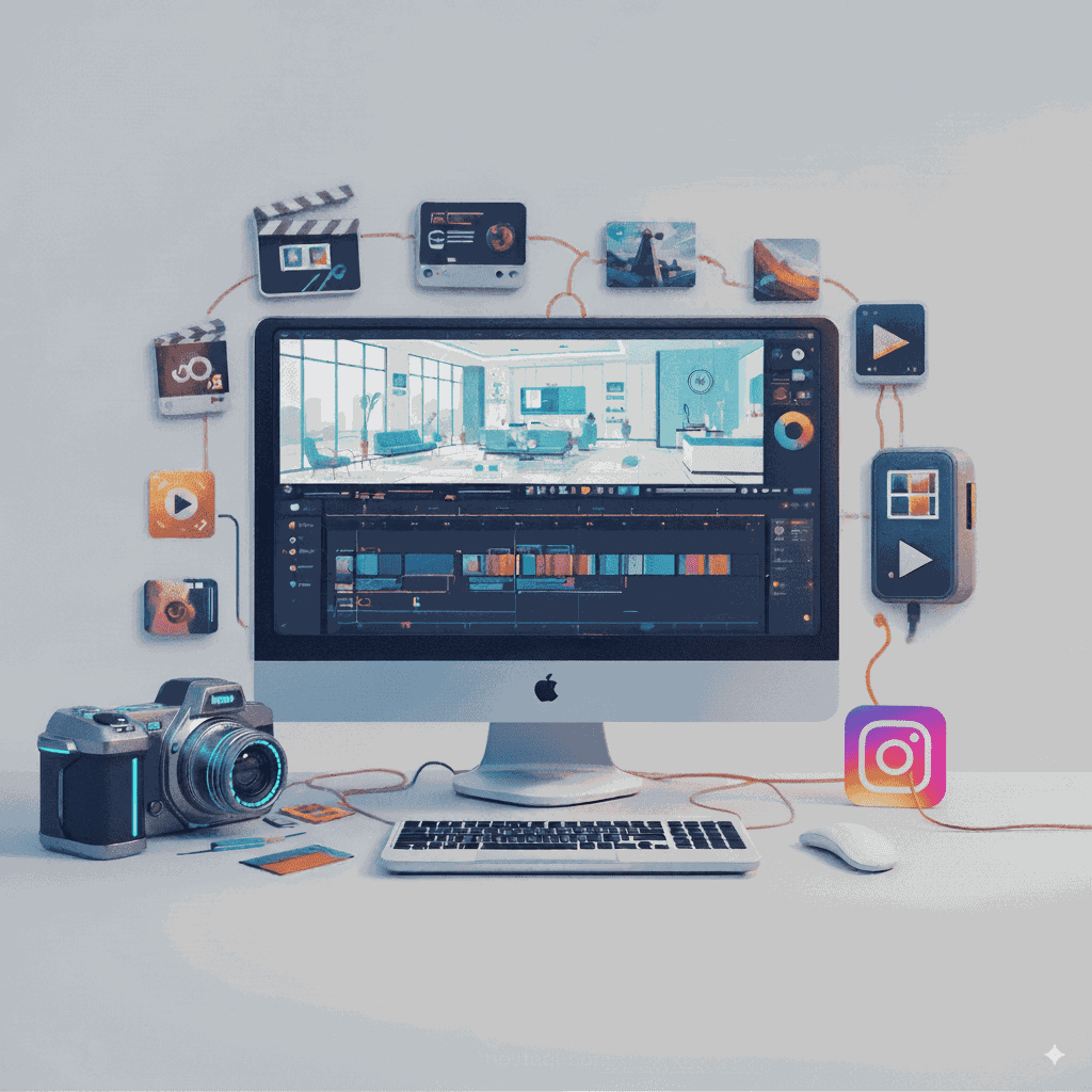 مونتاج فيديو قصير (ريلز ) احترافي لمحامٍ